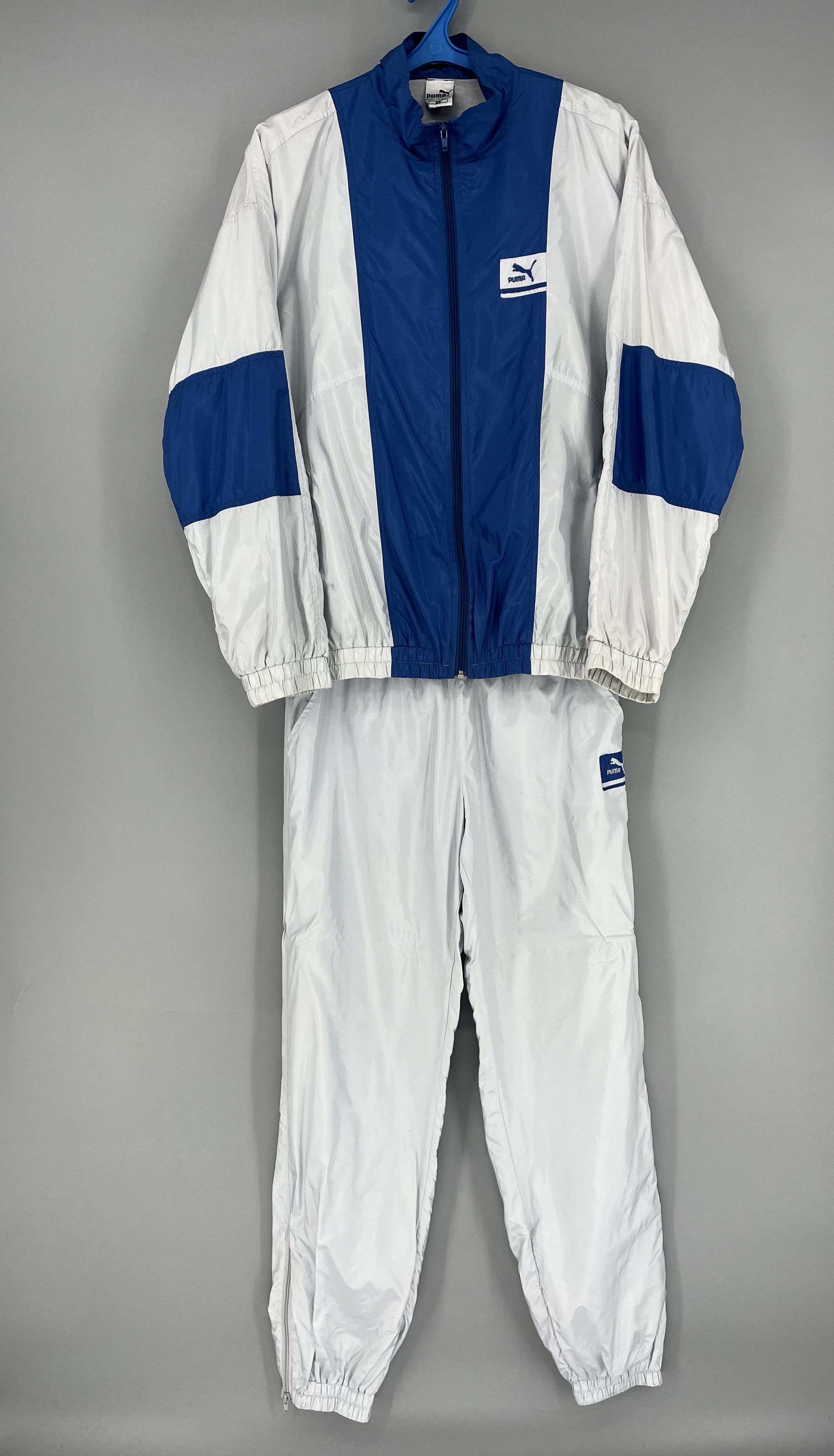image of 90's Vintage Puma Sport Track Suit Sweatshirt + Pants, Men's (Size Medium)