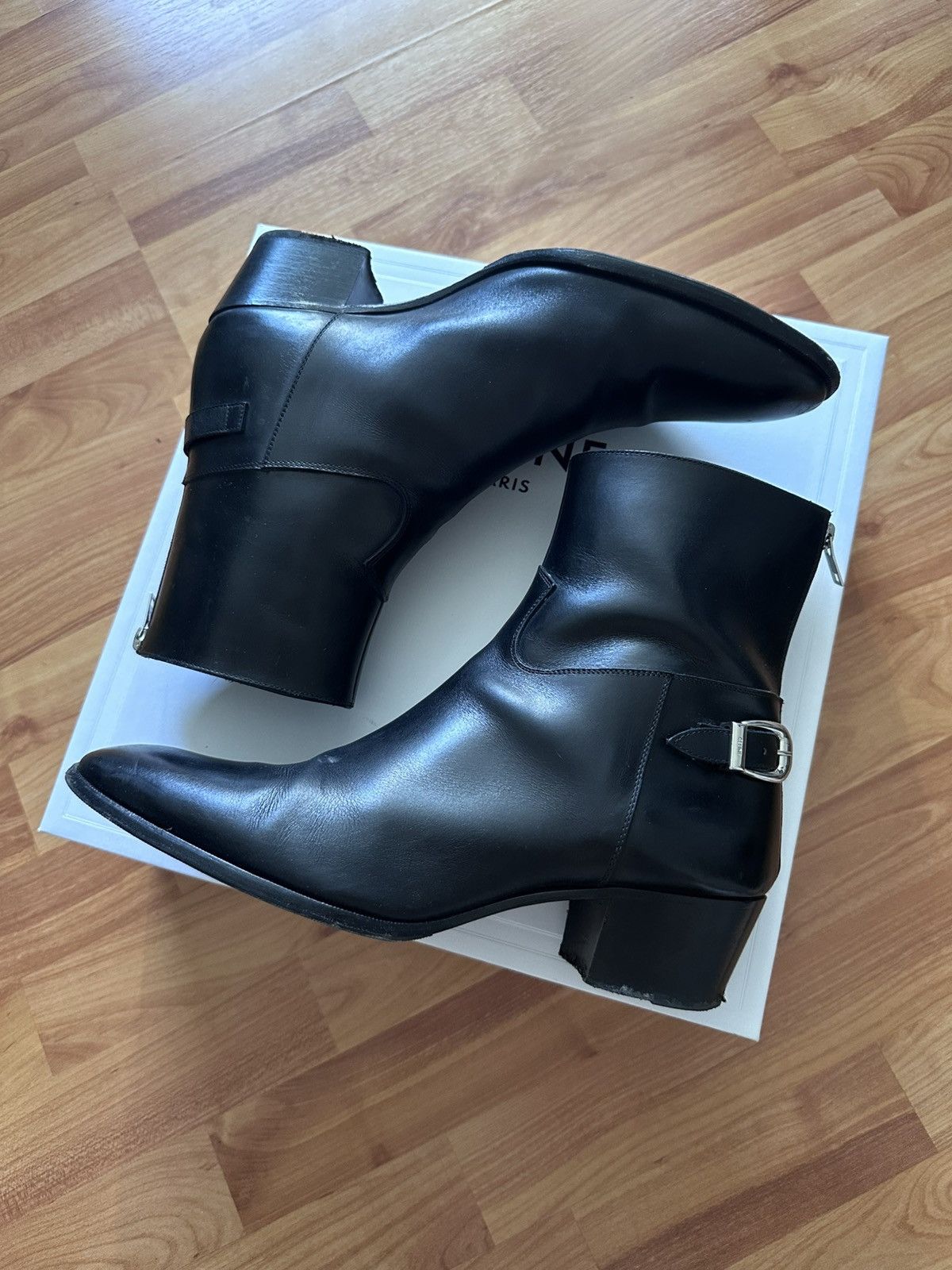 Celine Isaac Buckle Boots Size US 11 / EU 44 - 1 Thumbnail