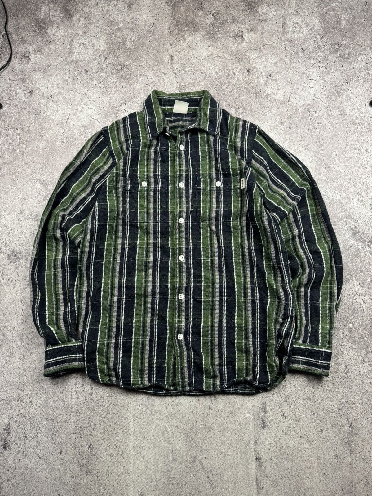 Carhartt Vintage Carhartt Flannel Striped Button Ups Shirt Y2K Size US S / EU 44-46 / 1 - 1 Thumbnail