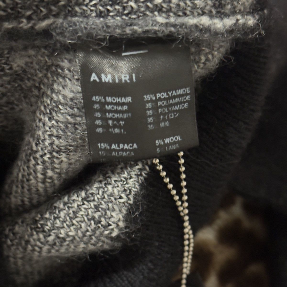 Amiri Amiri Preemo Mohair Crew Sweatshirt Size US M / EU 48-50 / 2 - 4 Thumbnail