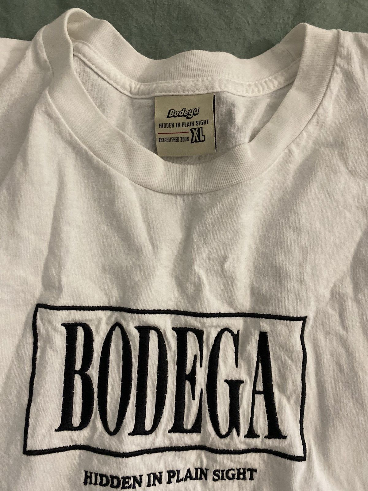 Bodega Embroidered Bodega Logo Tee Size US XL / EU 56 / 4 - 2 Thumbnail