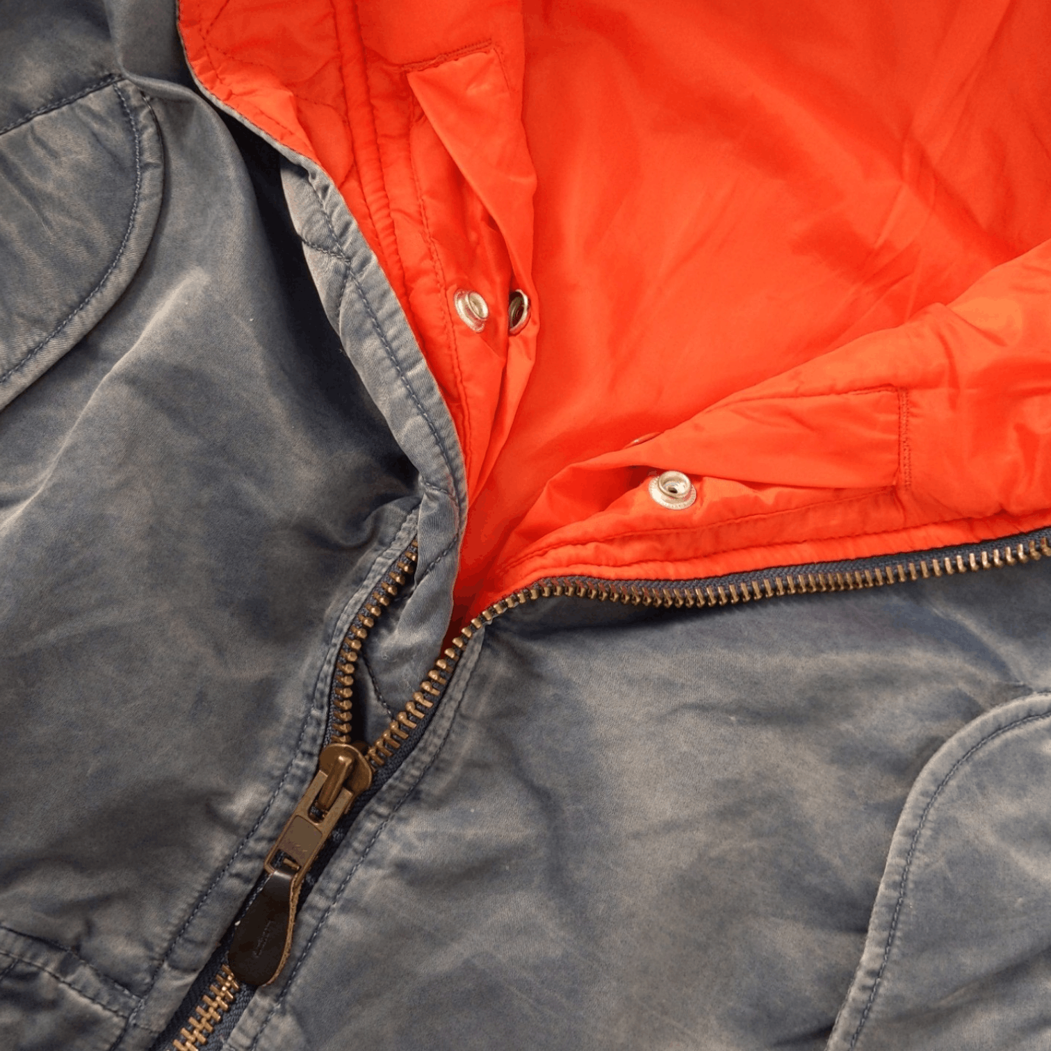 Japanese Brand × Vintage Vintage Sunfaded Purple Jacket Air Force Intermediate MA-1 Size US L / EU 52-54 / 3 - 8 Thumbnail