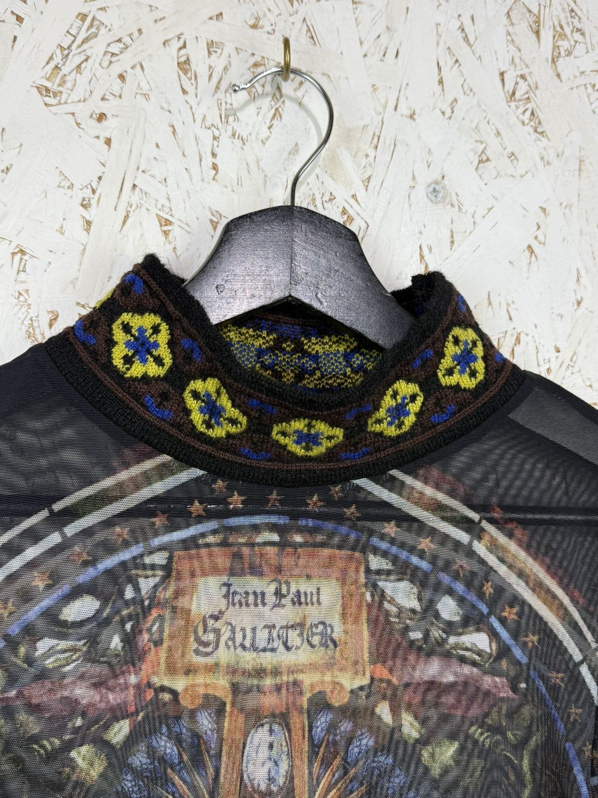 Jean Paul Gaultier Jean Paul Gaultier FW98 Cathedral Mesh Power Net Long Sleeve Size S / US 4 / IT 40 - 2 Thumbnail