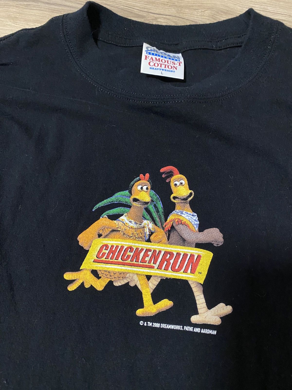 Vintage Chicken Run 2000 Dreamworks Promo T shirt Size: L Size US L / EU 52-54 / 3 - 2 Thumbnail