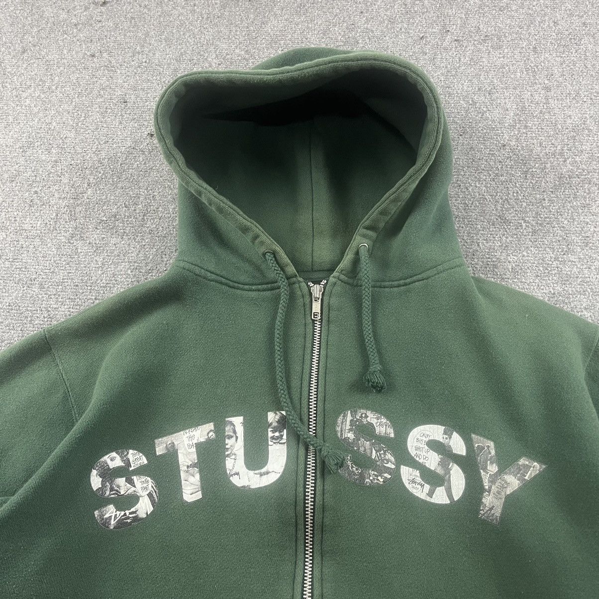 Other Vintage Stussy Spellout Zipper Hoodie Jacket Size US L / EU 52-54 / 3 - 6 Thumbnail