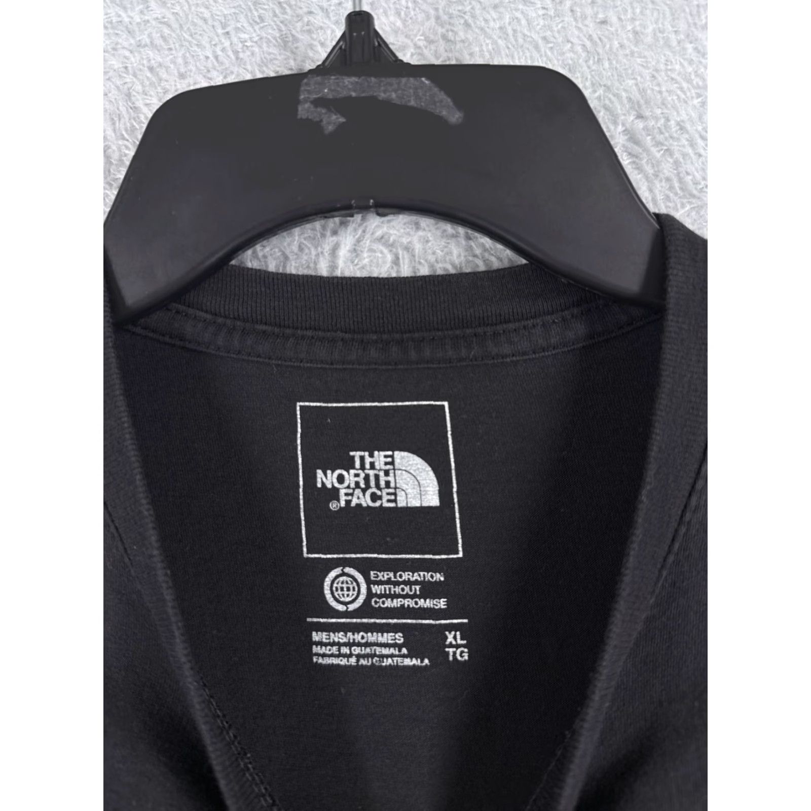 The North Face The North Face Shirt Men XL Black 100% Cotton Logo Short Sleeve Crew Neck Mens Size US XL / EU 56 / 4 - 7 Thumbnail