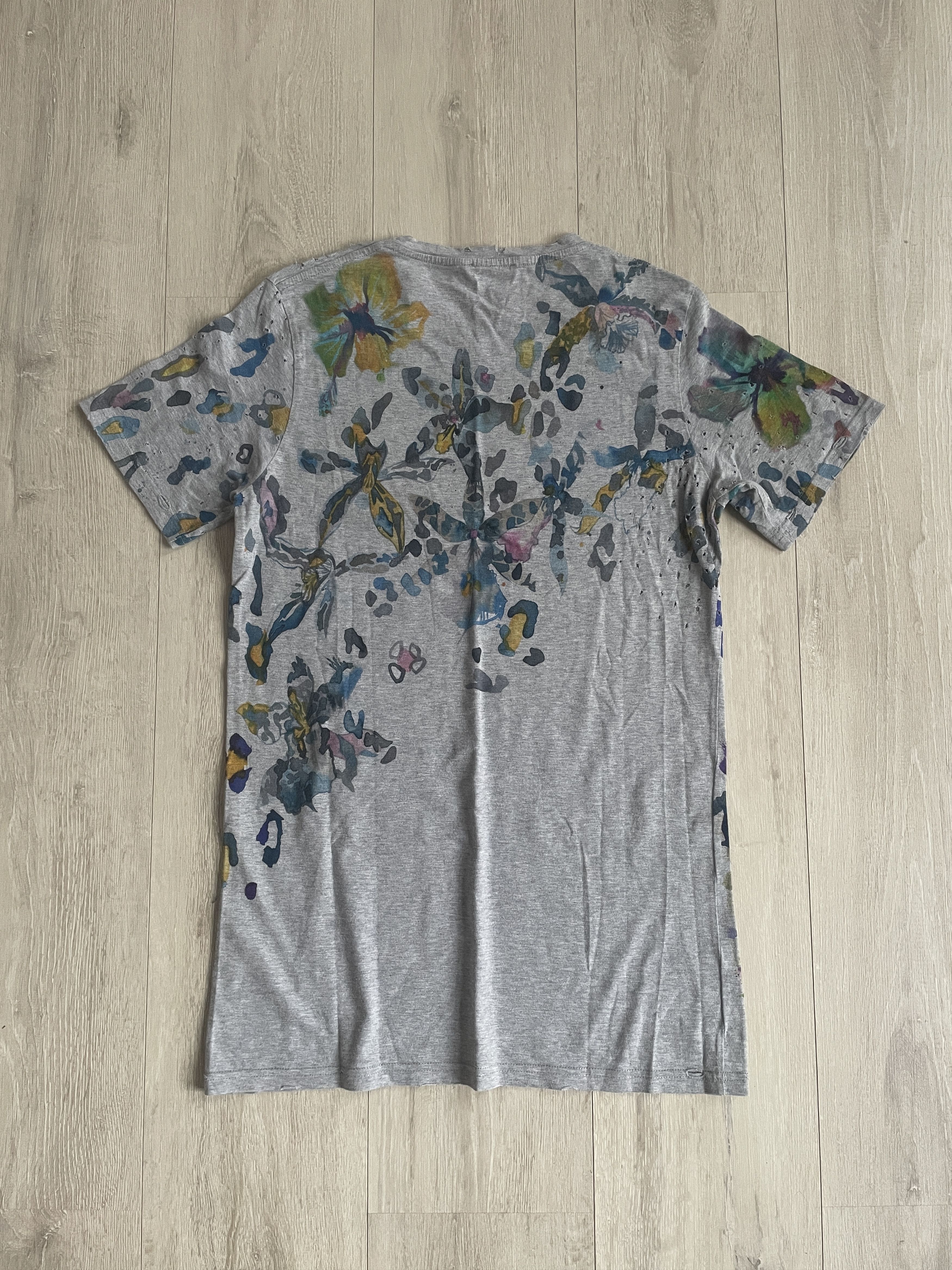 Balmain Balmain AW10 tropical shotgun tee by Christophe Decarnin Size US S / EU 44-46 / 1 - 9 Thumbnail