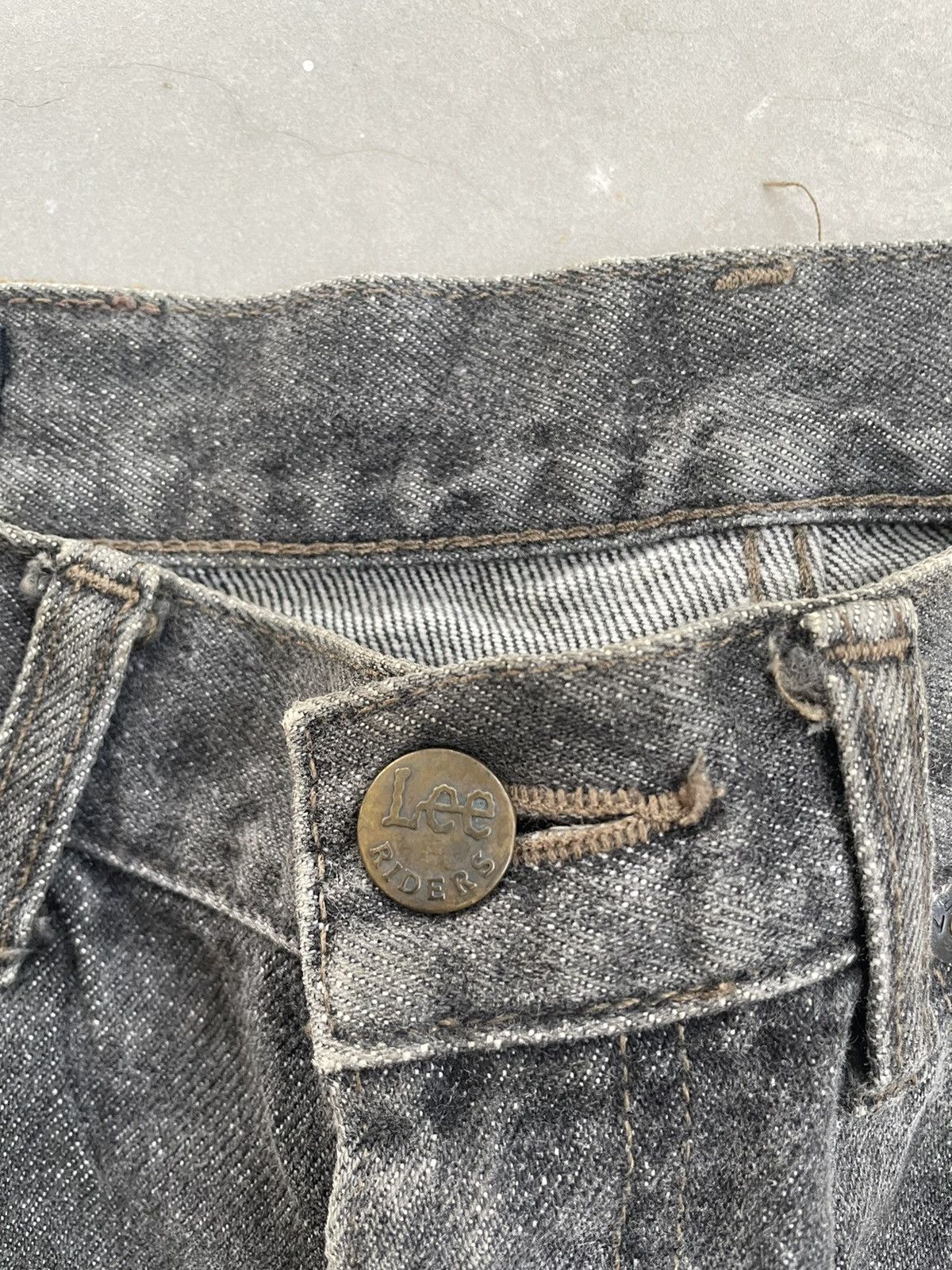 Lee × Vintage VINTAGE 80s LEE SCOVILL RIVER JEANS Size US 30 / EU 46 - 4 Thumbnail