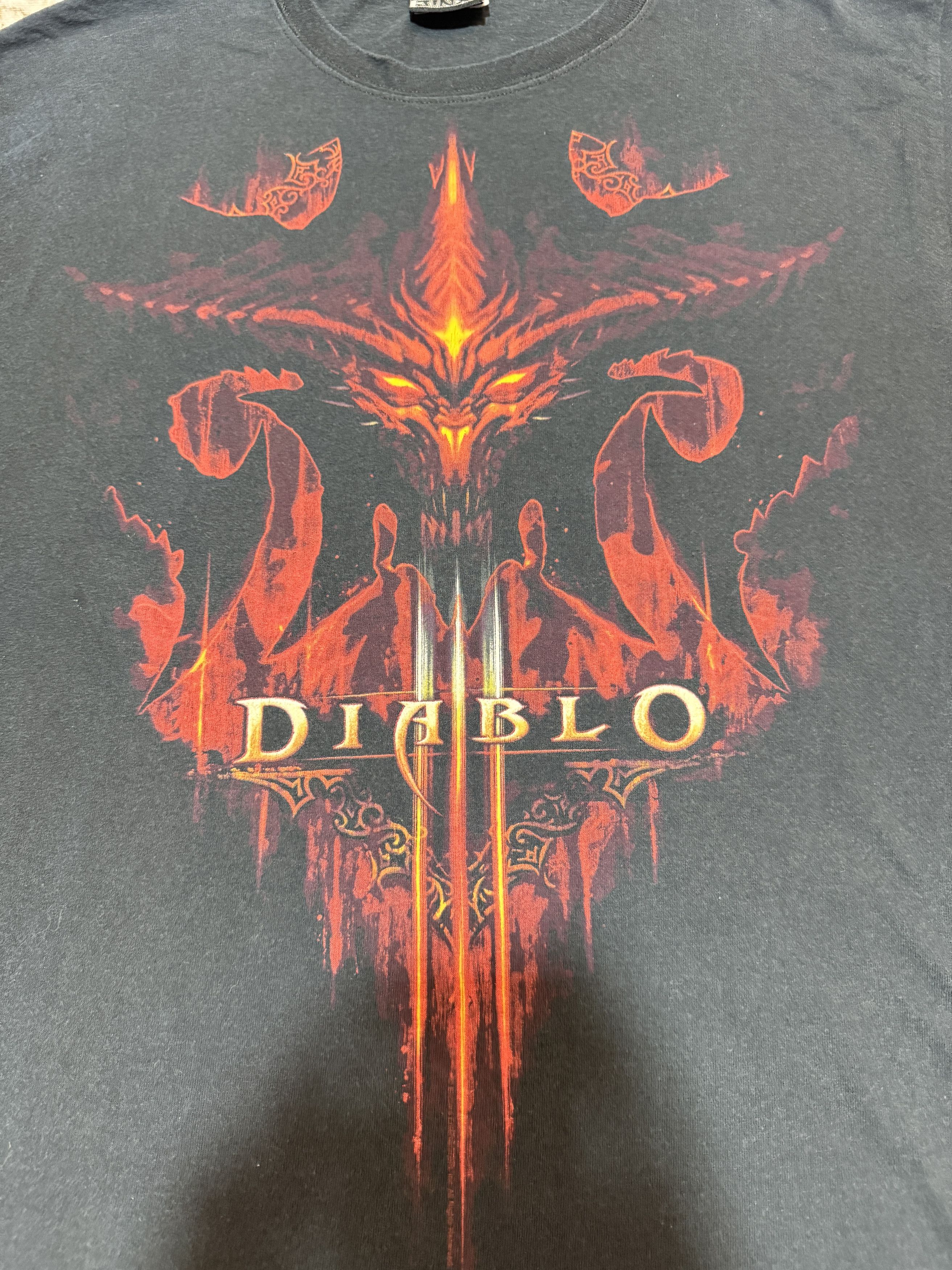 Rap Tees Vintage Diablo III Blizzard Entertainment Satan T shirt Size US L / EU 52-54 / 3 - 3 Thumbnail