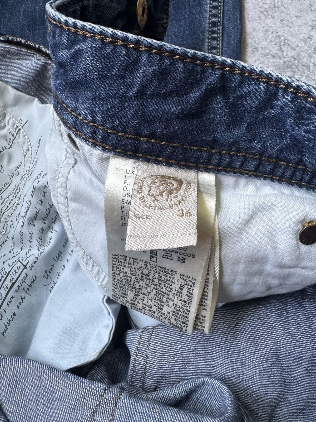 Diesel Vintage Diesel Jeans Avant Garde Size US 36 / EU 52 - 11 Thumbnail