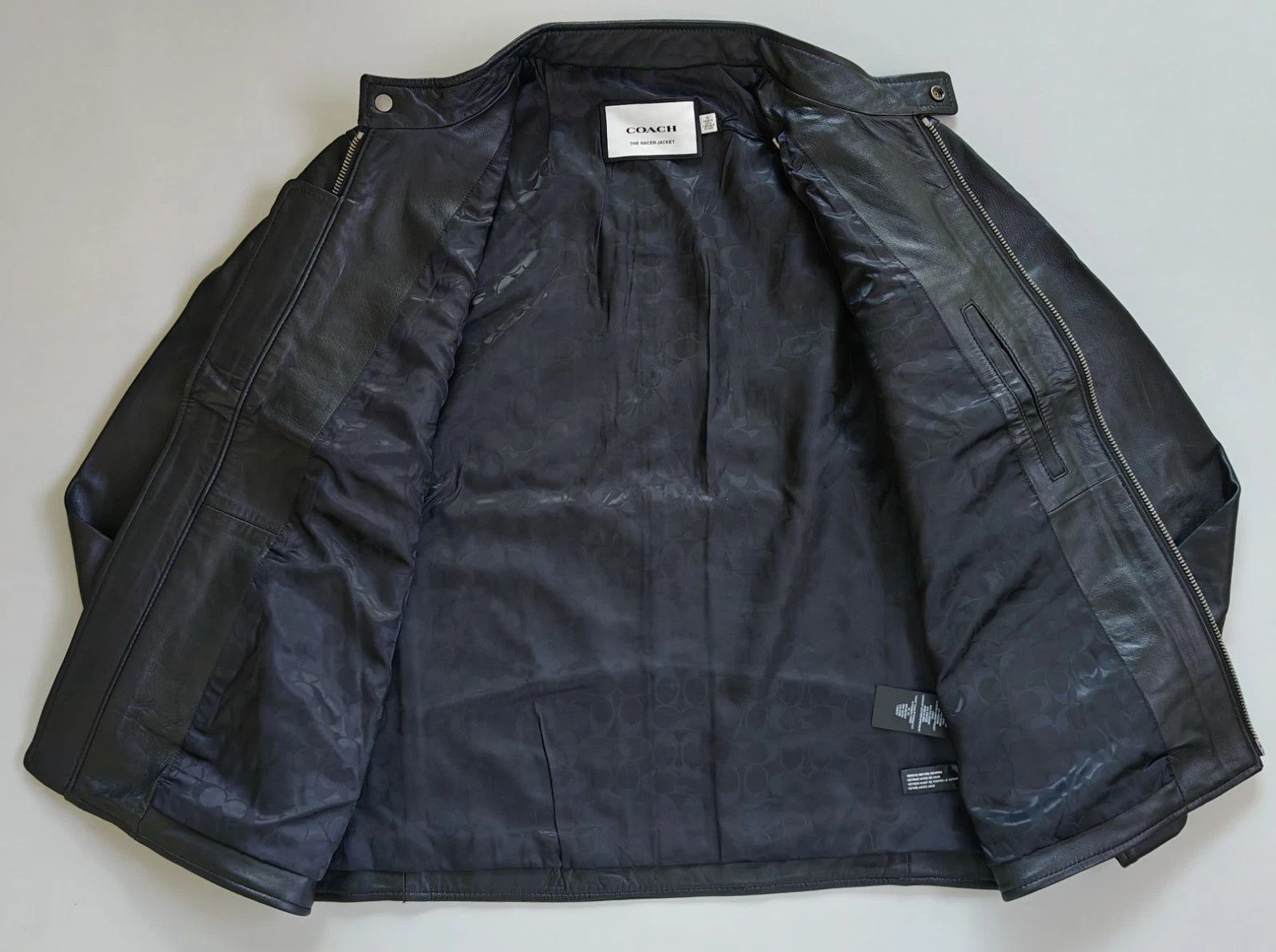 Coach Coach Leather Racer Jacket FTP 5074 Size US XL / EU 56 / 4 - 9 Thumbnail