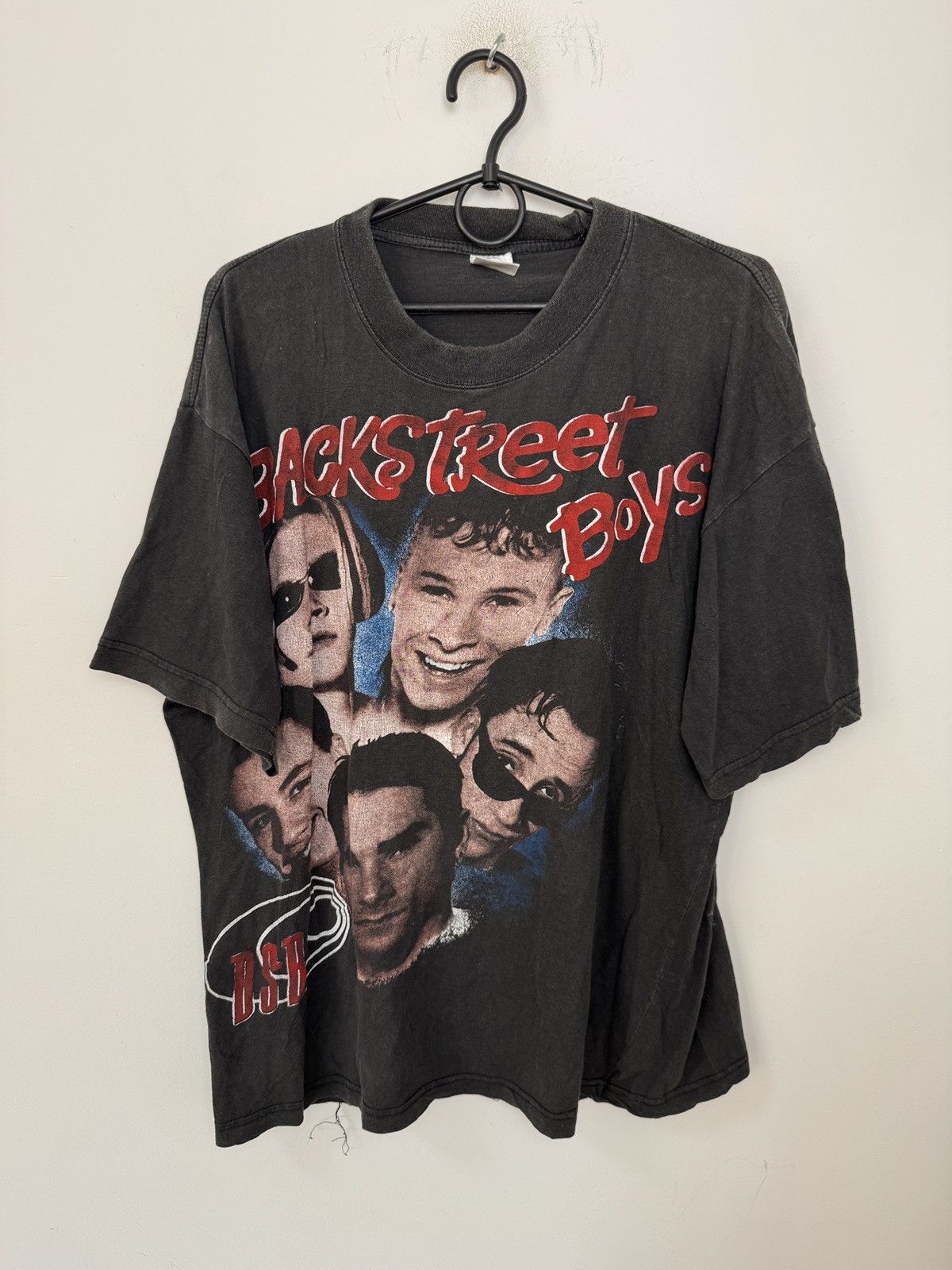 Band Tees × Vintage Vintage 90's Back Street Boys Over Print T-Shirt Size US XL / EU 56 / 4 - 1 Thumbnail