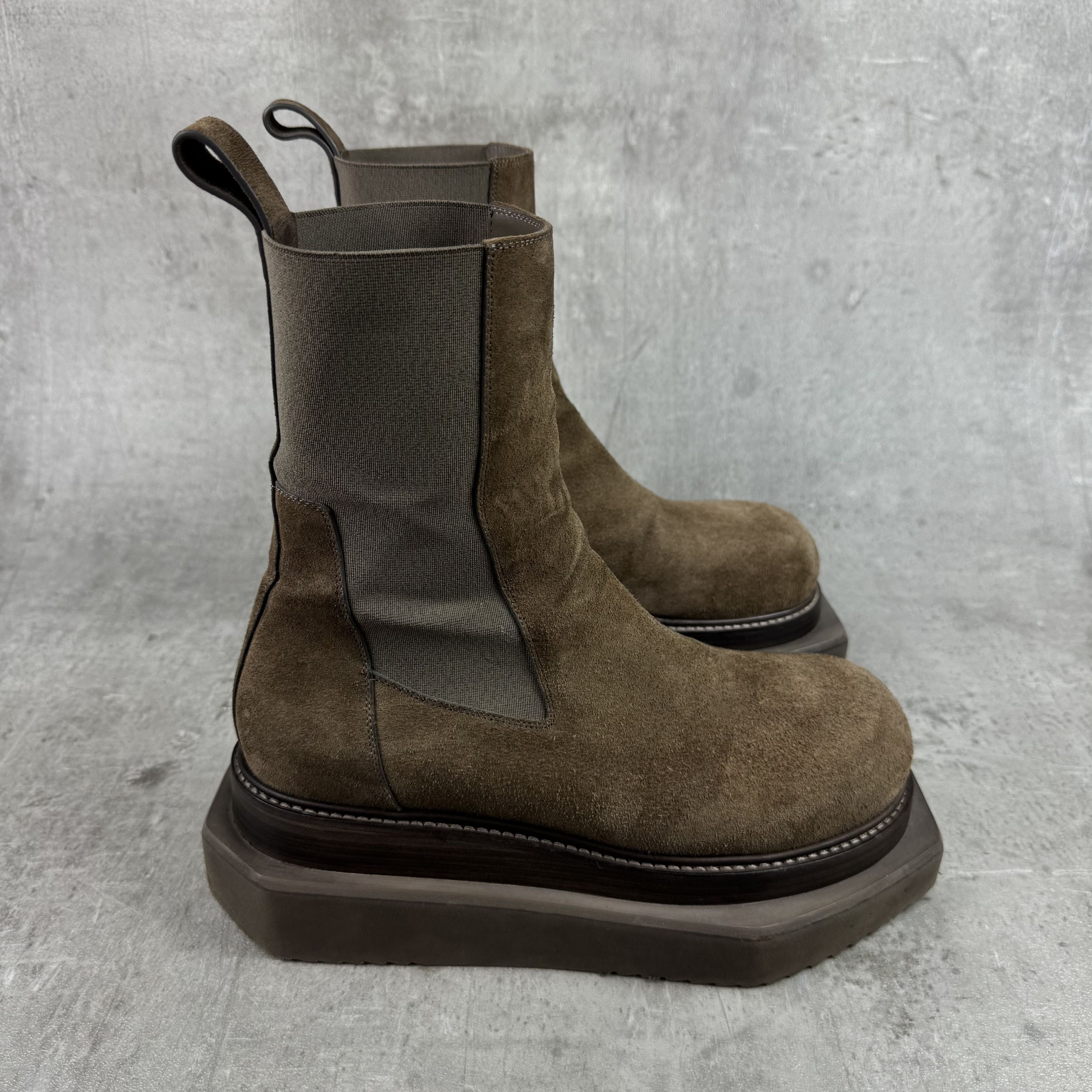 Rick Owens RICK OWENS Beatle Turbo Cyclops Boots Suede Dust Size US 8 / EU 41 - 6 Thumbnail