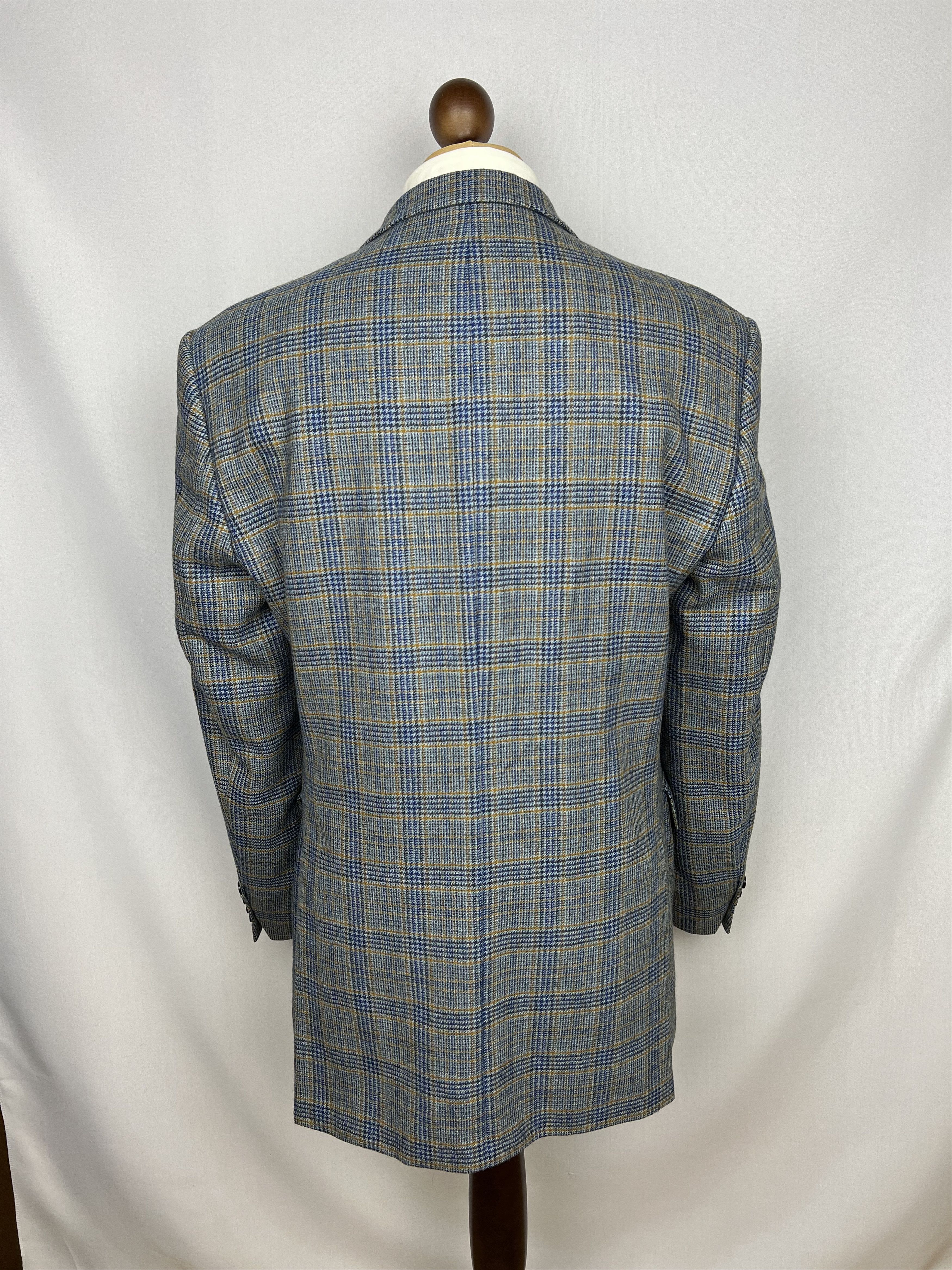 Bugatti x Fratelli Di Delfino Pure Wool Check Classic-Fit Sport Coat Size 42R - 3 Thumbnail