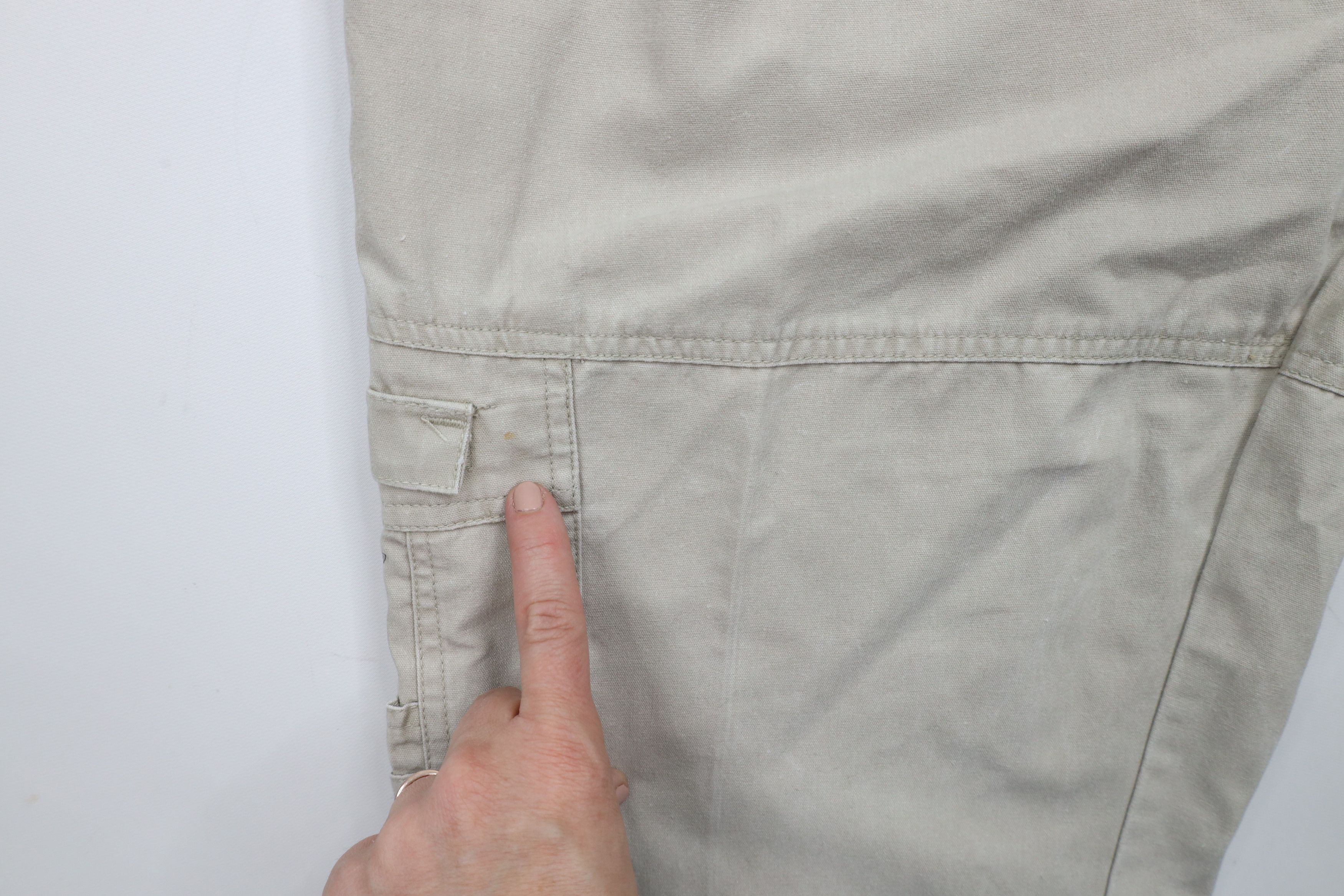 Vintage Vintage 90s Streetwear Pleated Wide Leg Dungaree Chino Pants Size US 38 / EU 54 - 5 Thumbnail