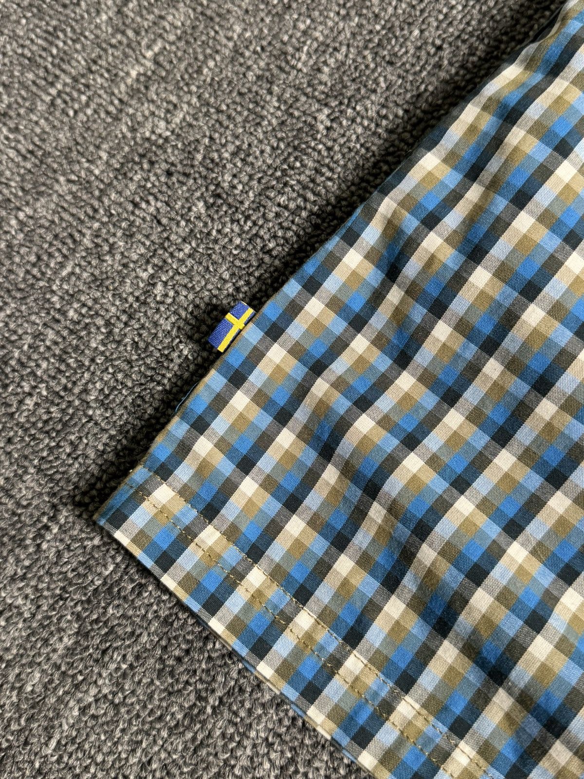 Fjallraven Fjallraven Ovik Shirt Men Button Up Plaid Blue Regular Fit Size US M / EU 48-50 / 2 - 7 Thumbnail