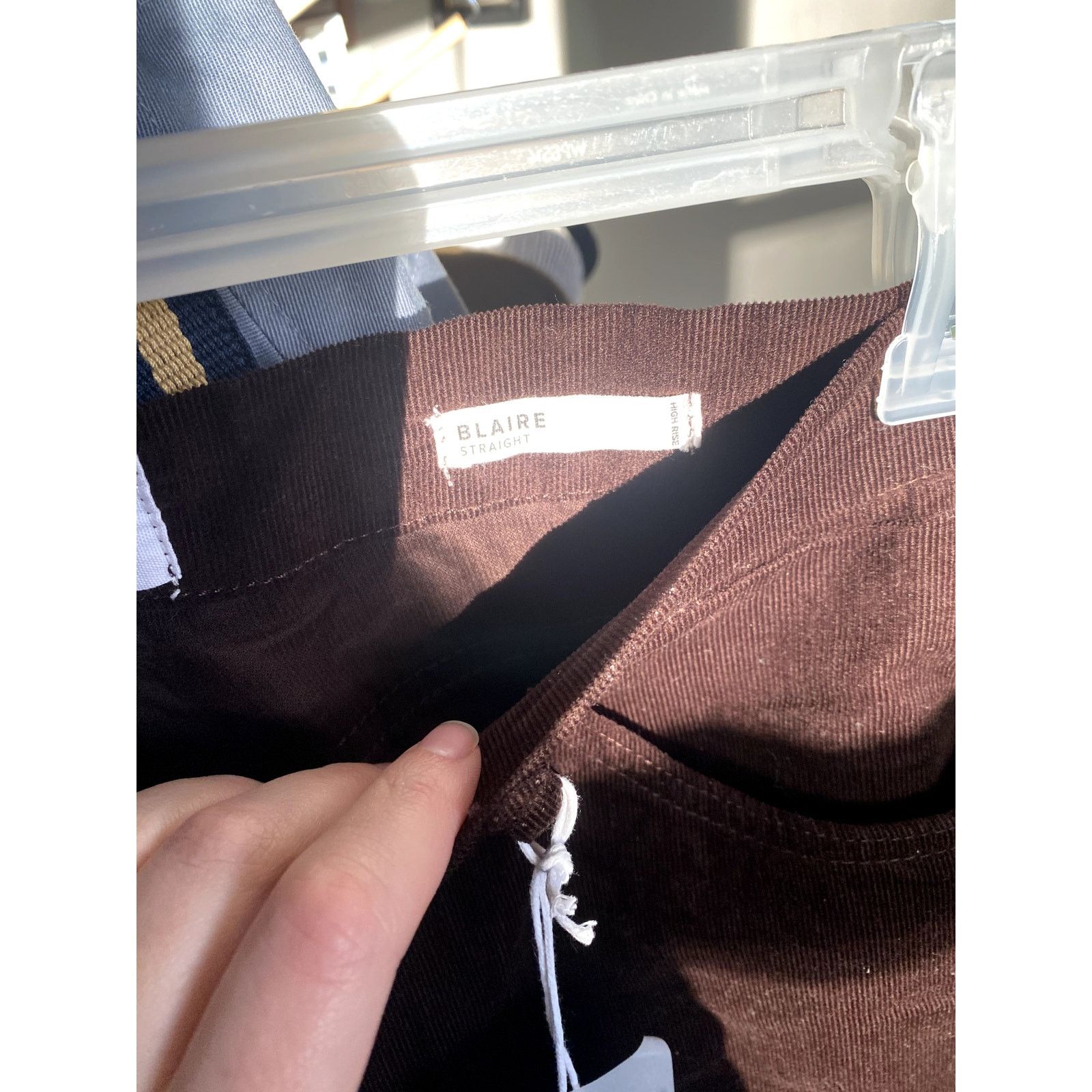 Other Dear John Blaire Straight Leg Ankle Brown Corduroy Pants 31 Size 31" - 6 Thumbnail