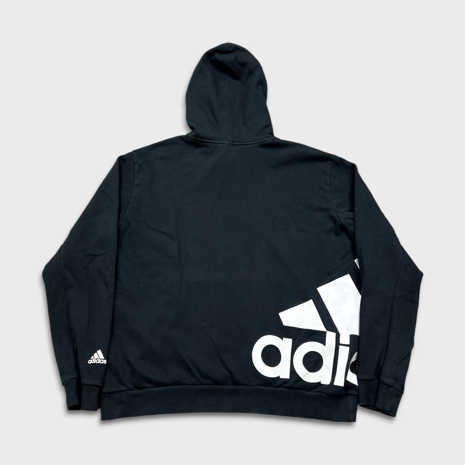 Adidas × Vintage Adidas Hoodie Medium Stripes Sports Pullover Sweatshirt Size US L / EU 52-54 / 3 - 4 Thumbnail