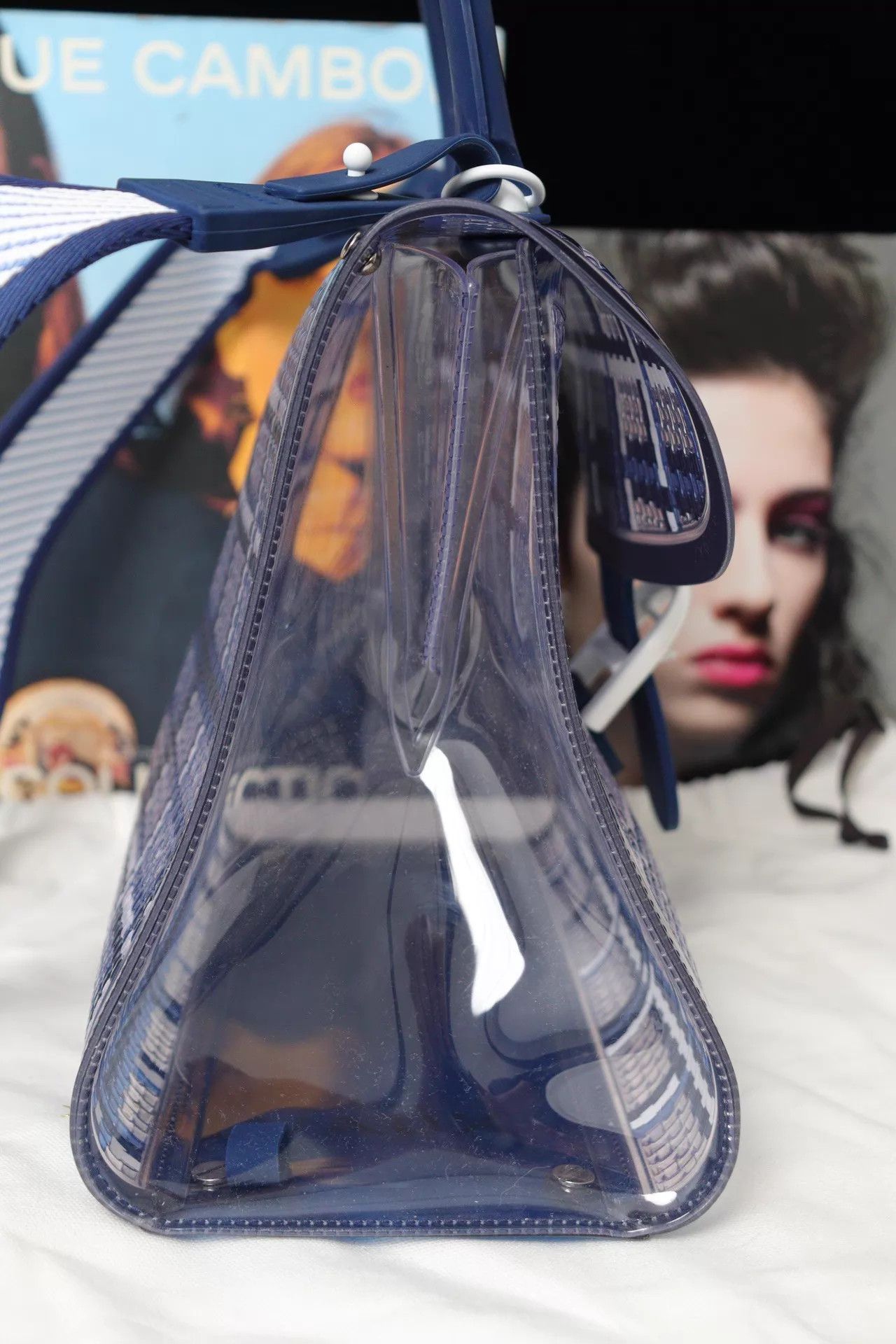Delvaux Delvaux Brilliant Clear PVC Top Handle Shoulder Bag 29x22x11 Size ONE SIZE - 4 Thumbnail
