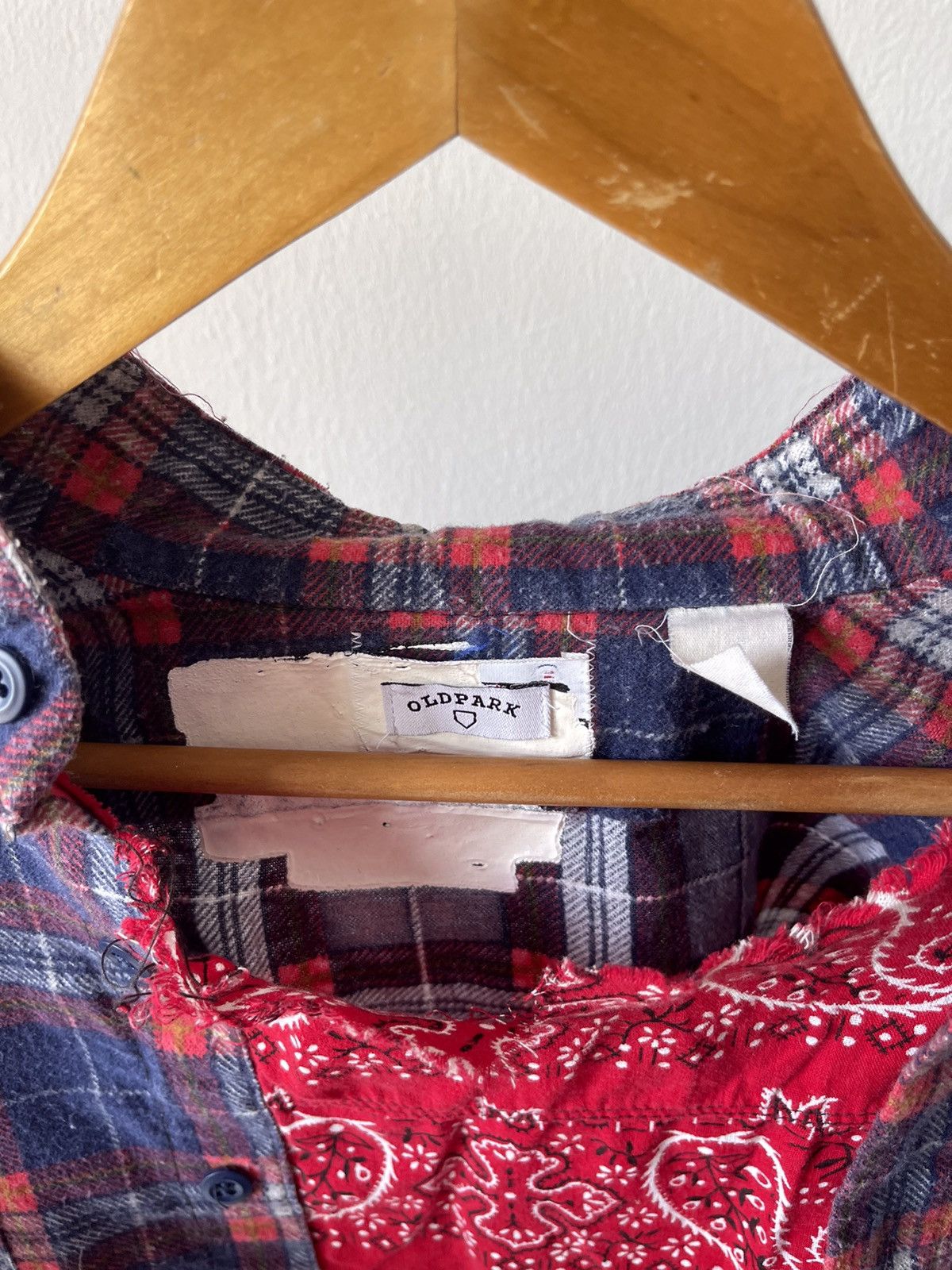 Old Park Old Park Rework Plaid Bandana Shirt A1 Size US M / EU 48-50 / 2 - 7 Thumbnail