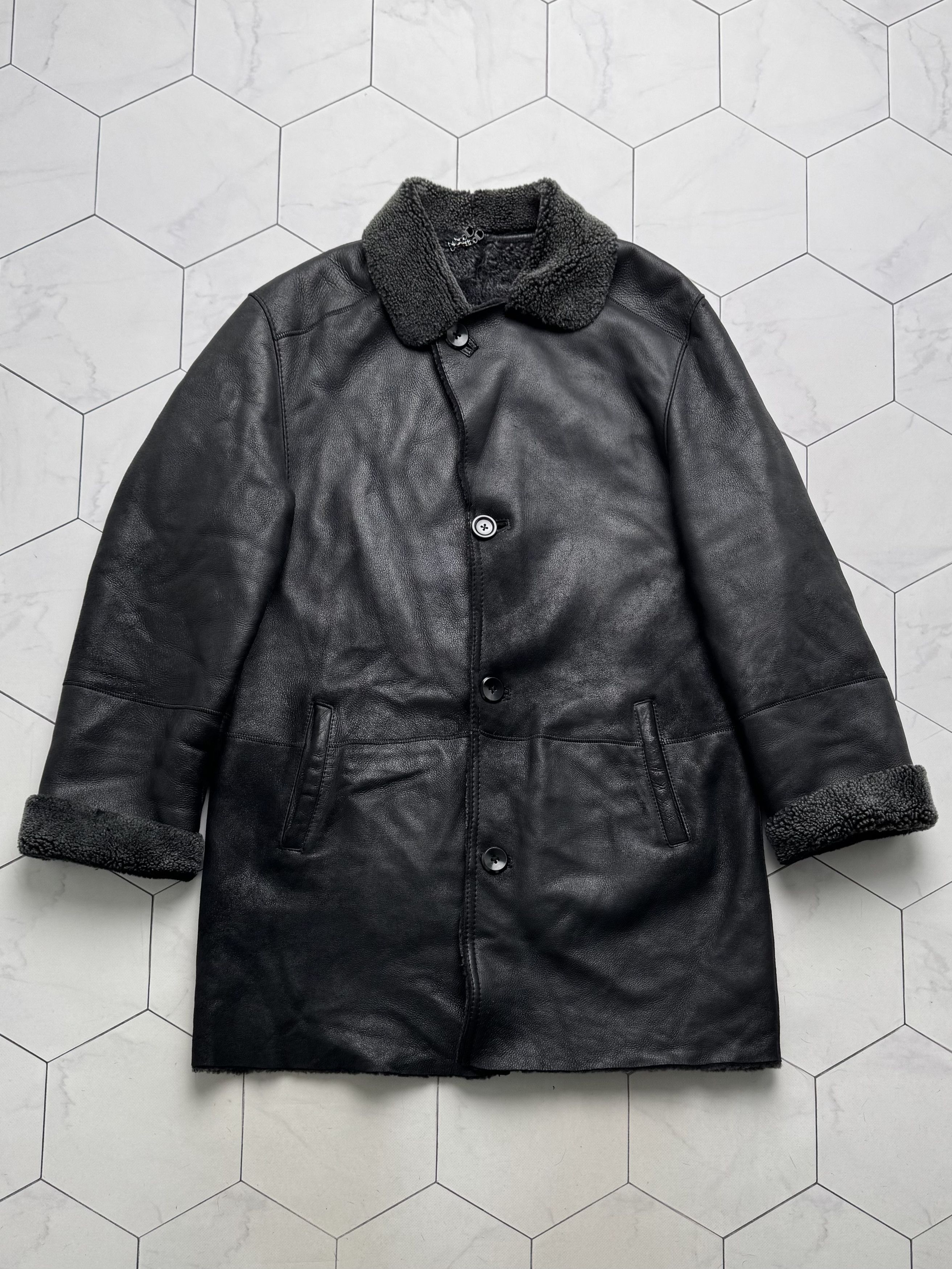 Vintage Vintage Real Shearling Coat (B250)D15E2 Size US XL / EU 56 / 4 - 5 Thumbnail