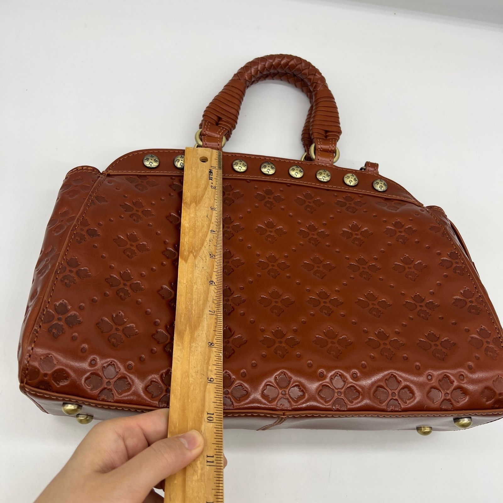 Other Patricia Nash Womens Purse Discovery Leather Embossed Size ONE SIZE - 9 Thumbnail