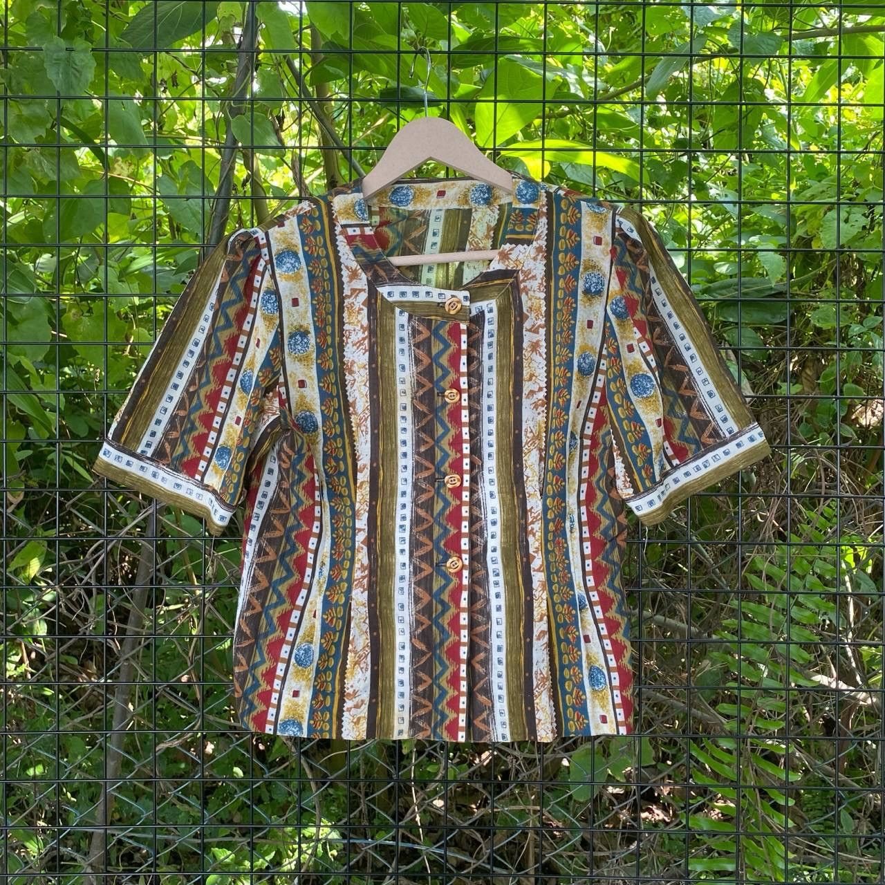 Japanese Brand × Vintage Vintage Navajo Button up Size M / US 6-8 / IT 42-44 - 1 Thumbnail