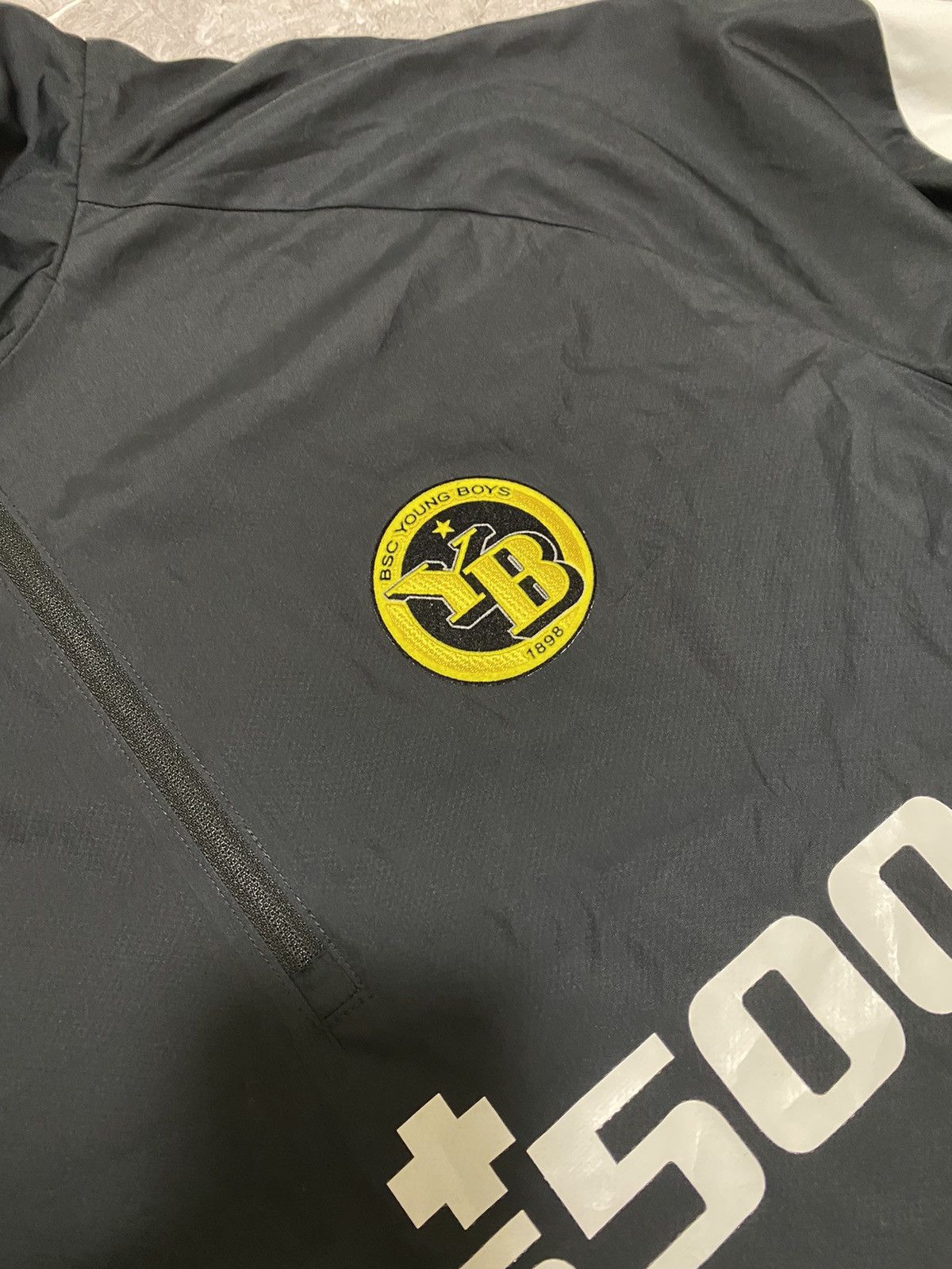 Nike × Vintage Nike Shield BSC Young Boys Soccer Football Jacket 1/3 Zip Size US L / EU 52-54 / 3 - 7 Thumbnail