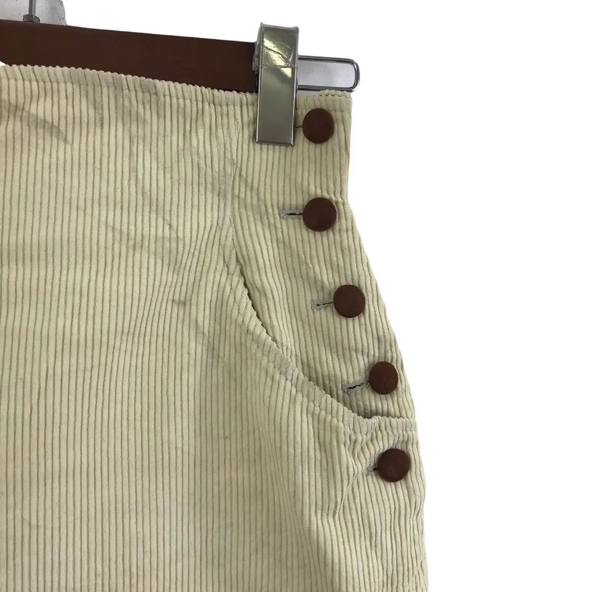 Junko Shimada Vintage JUNKO SHIMADA 49 AV Pencil Tulip Cowl Midi Skirt Size 24" / US 00 / IT 34 - 3 Thumbnail