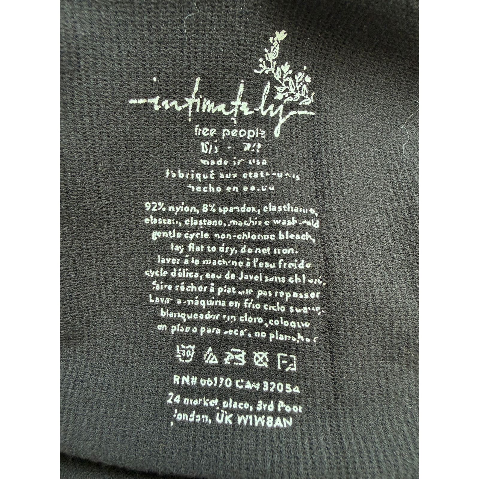 Free People Free People Intimately Black Mock Neck Keyhole Back Bodysuit Size S / US 4 / IT 40 - 10 Thumbnail