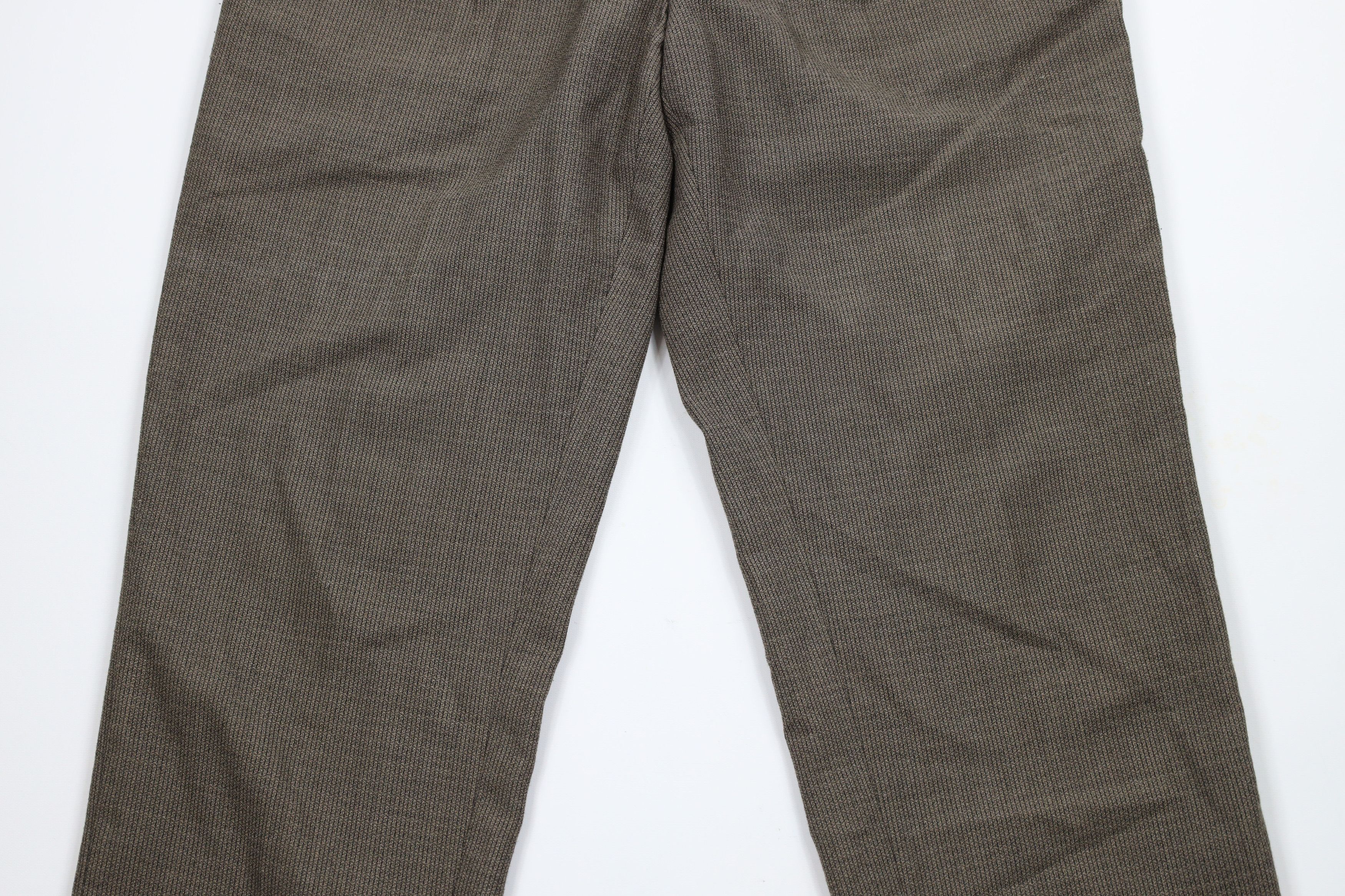 Vintage Vintage 90s Streetwear Cuffed Wide Leg Chino Pants Brown Size US 34 / EU 50 - 3 Thumbnail