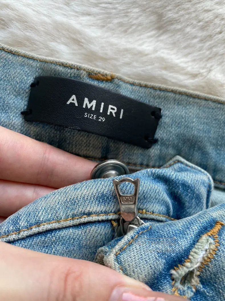 Amiri Amiri Size 29 Washing blue sports side strips destroys jean Size US 29 - 7 Thumbnail