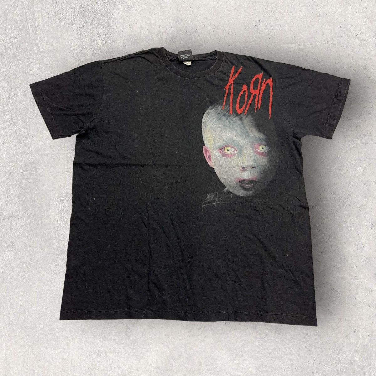 image of Band Tees x Giant Vintage Korn Tee in Black, Men's (Size XL)