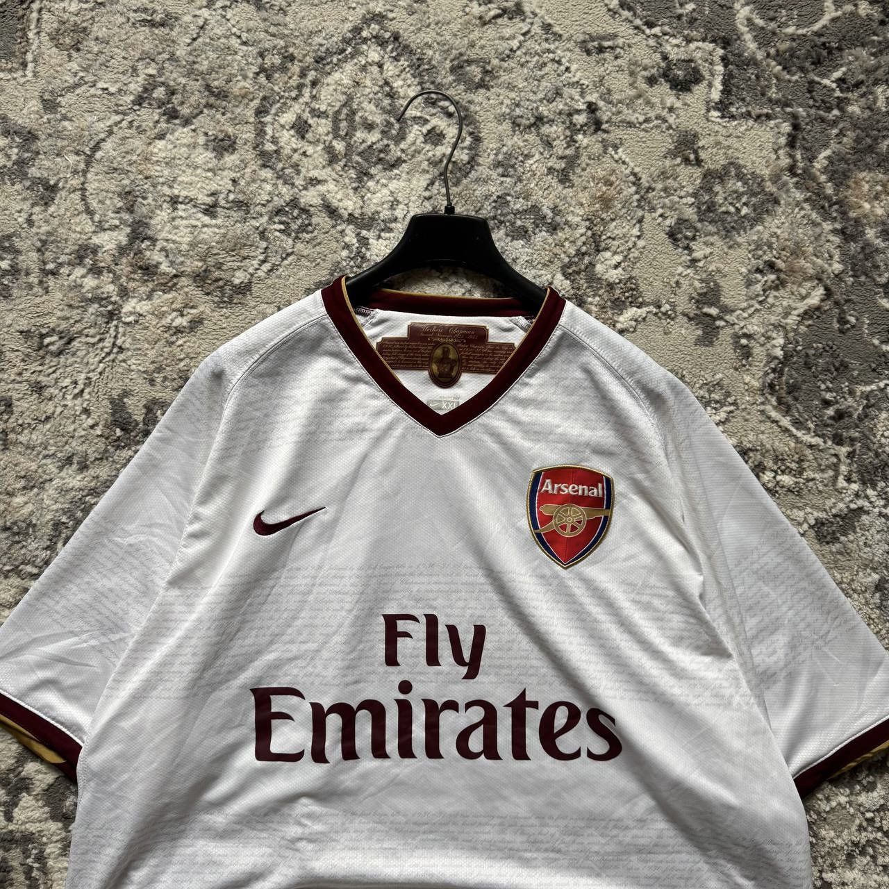 Nike ARSENAL LONDON 2007 2008 AWAY FOOTBALL SHIRT SOCCER JERSEY Size US XXL / EU 58 / 5 - 2 Thumbnail