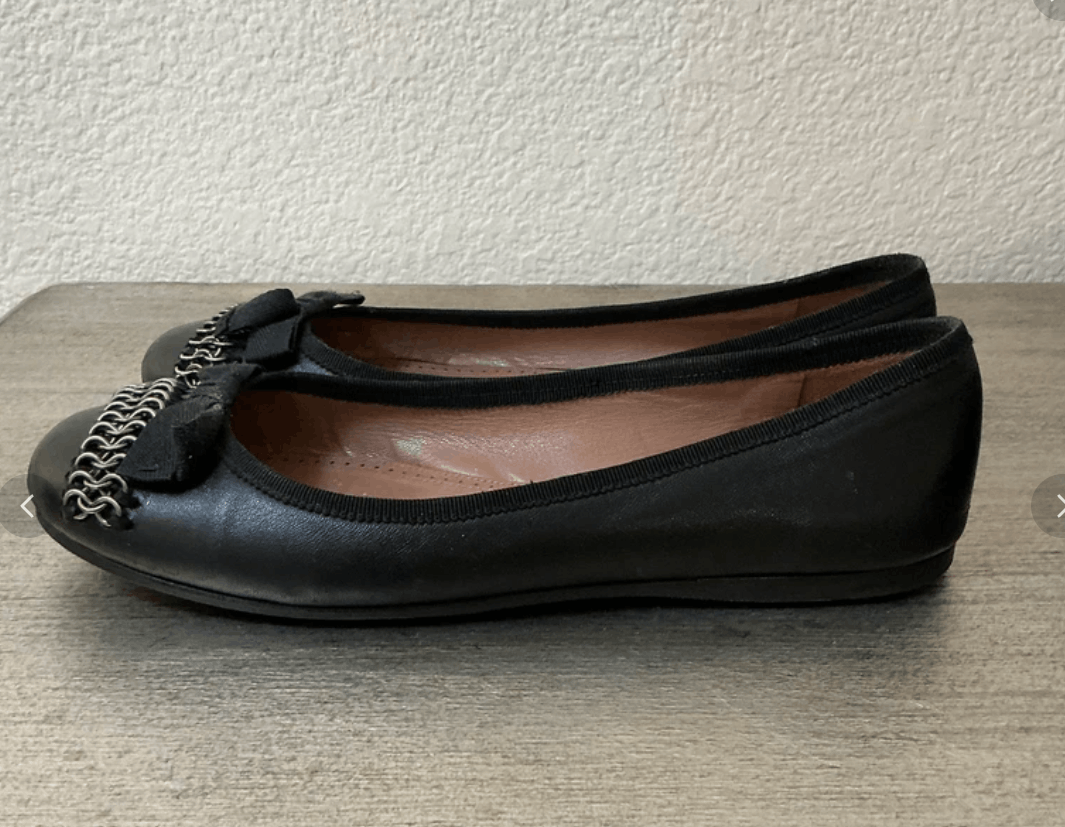 Alaia Vintage Alaïa Black Ballet Flats Size US 8 / IT 38 - 2 Thumbnail