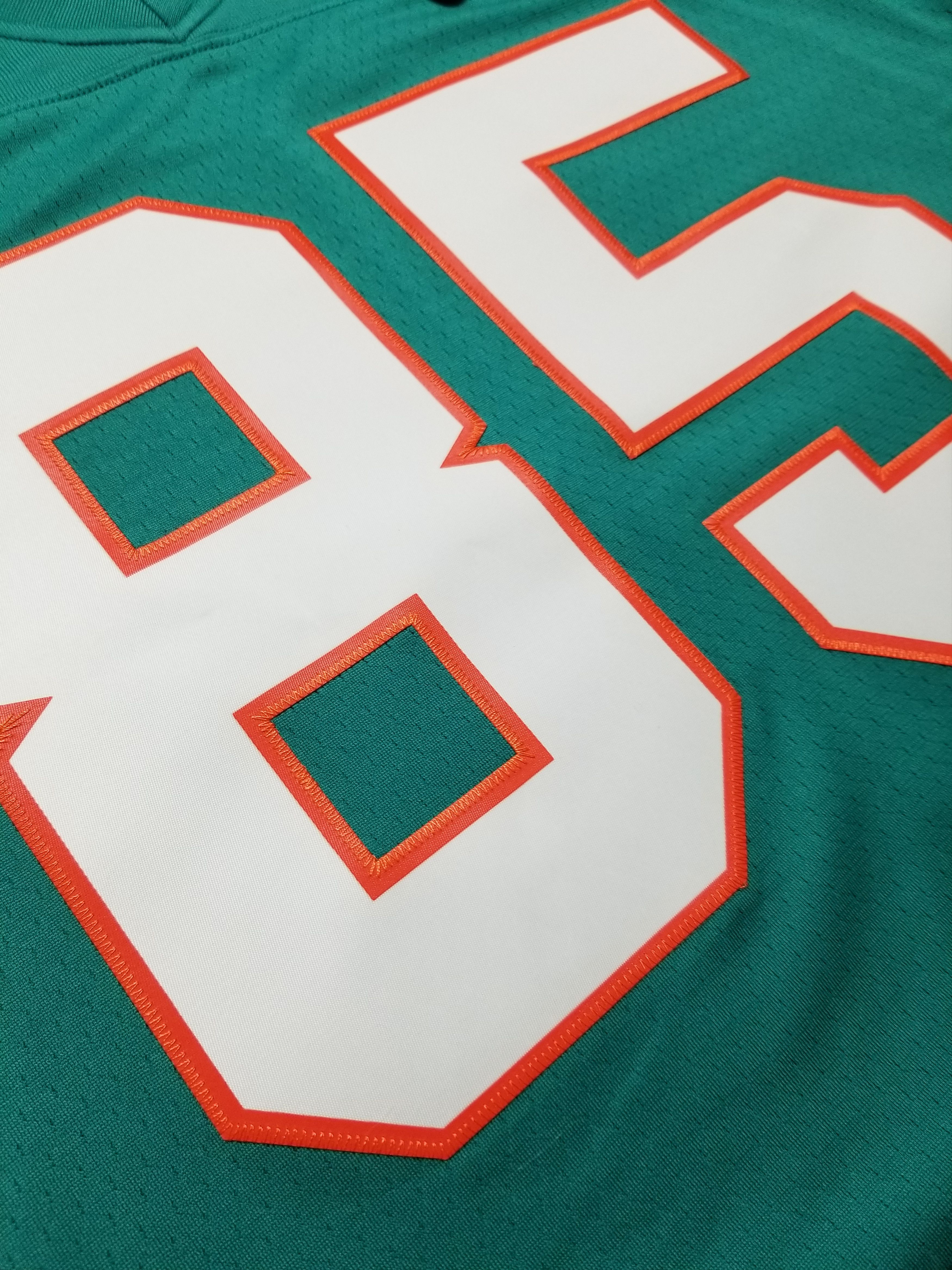 Mitchell & Ness Miami Dolphins Mark Duper #85 Aqua 1984 NFL Legacy Jersey Size US XL / EU 56 / 4 - 14 Thumbnail