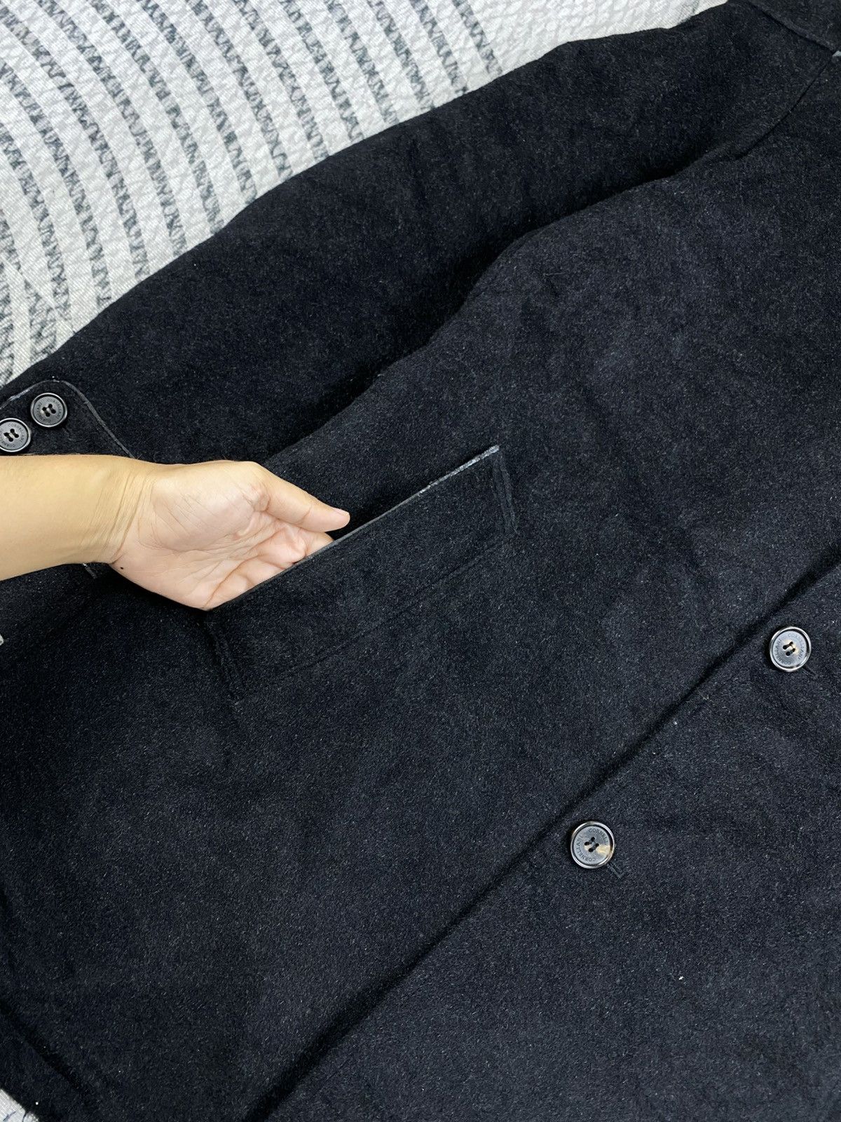 Corneliani 🔥STEALS Vintage Corneliani Double Layer Hoodie Jacket Size US L / EU 52-54 / 3 - 8 Thumbnail
