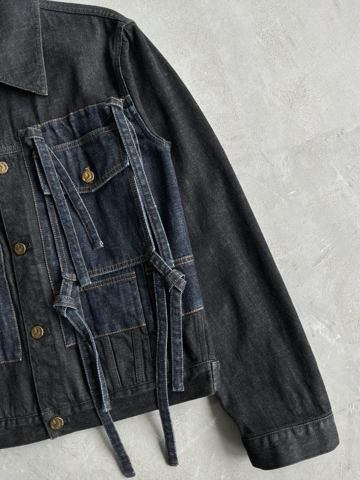 Louis Vuitton Louis Vuitton - Bow Panneled Denim Jacket Size US S / EU 44-46 / 1 - 3 Thumbnail