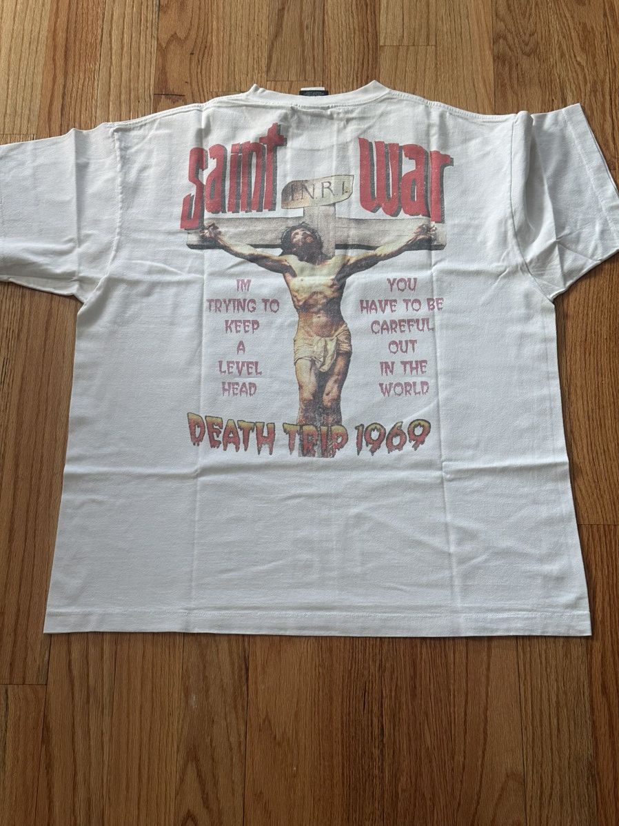 Saint Michael Saint mxxxxxx tee Size US XXL / EU 58 / 5 - 6 Thumbnail