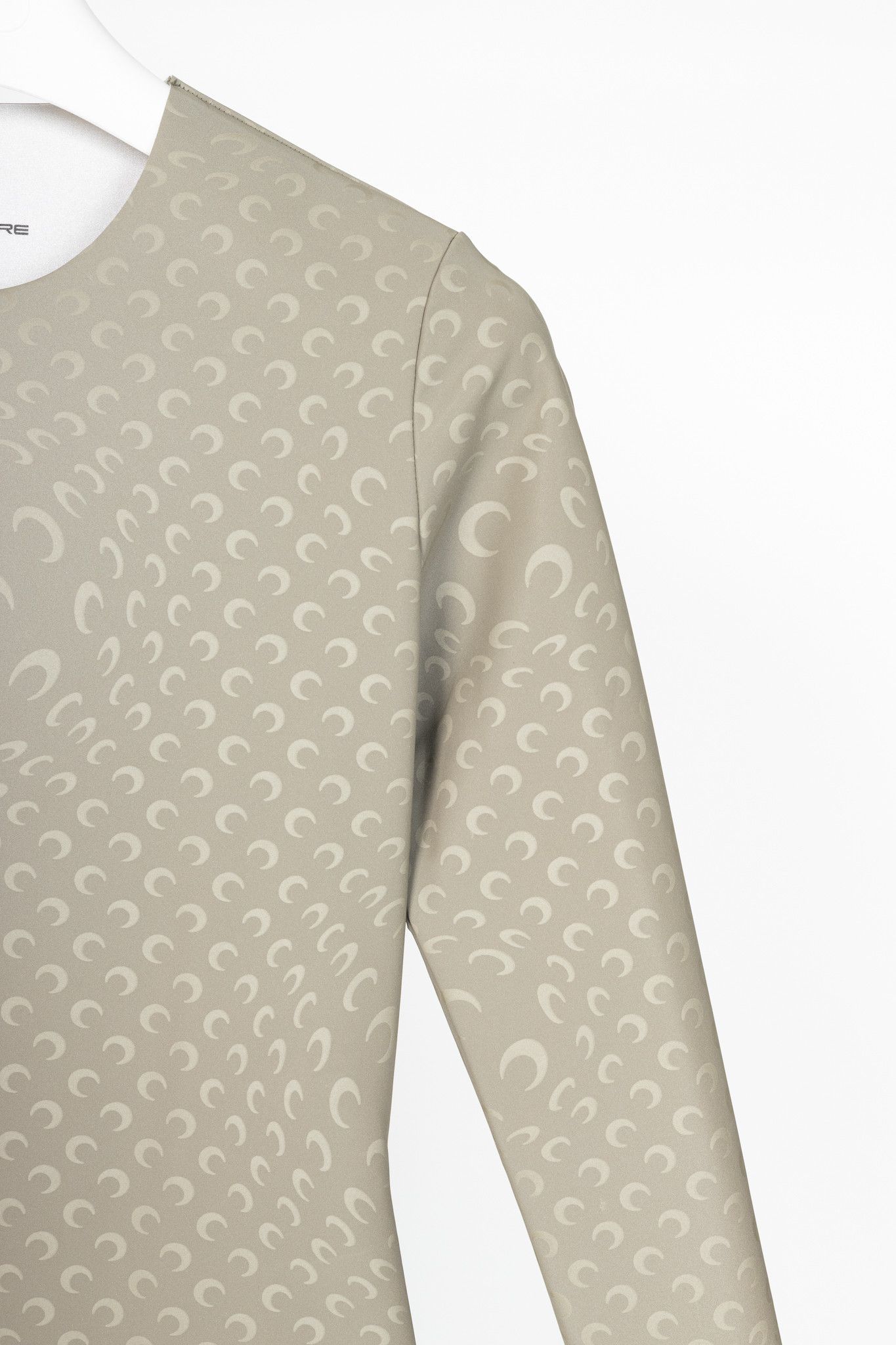 Marine Serre Marine Serre White Line FW20 Taupe Reflective Moon-Print Top Size L / US 10 / IT 46 - 5 Thumbnail