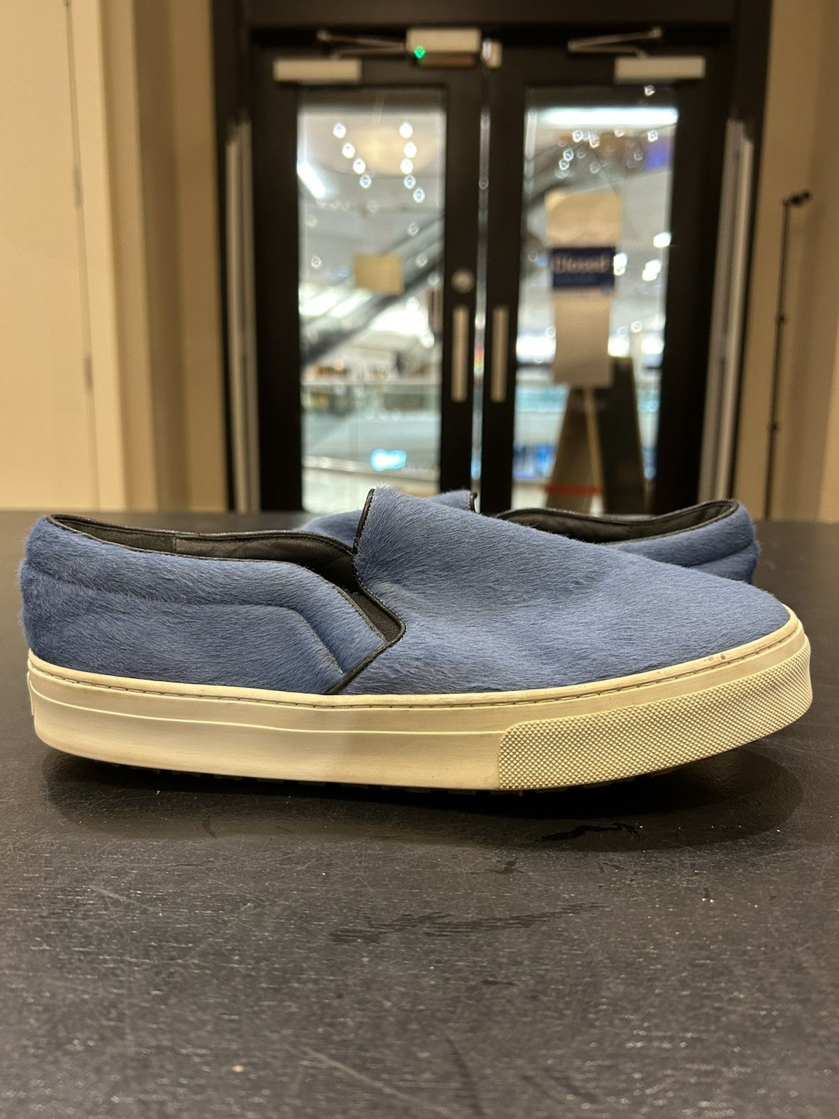 Celine Celine Fur Slip On Sneaker Size US 7 / EU 40 - 1 Thumbnail
