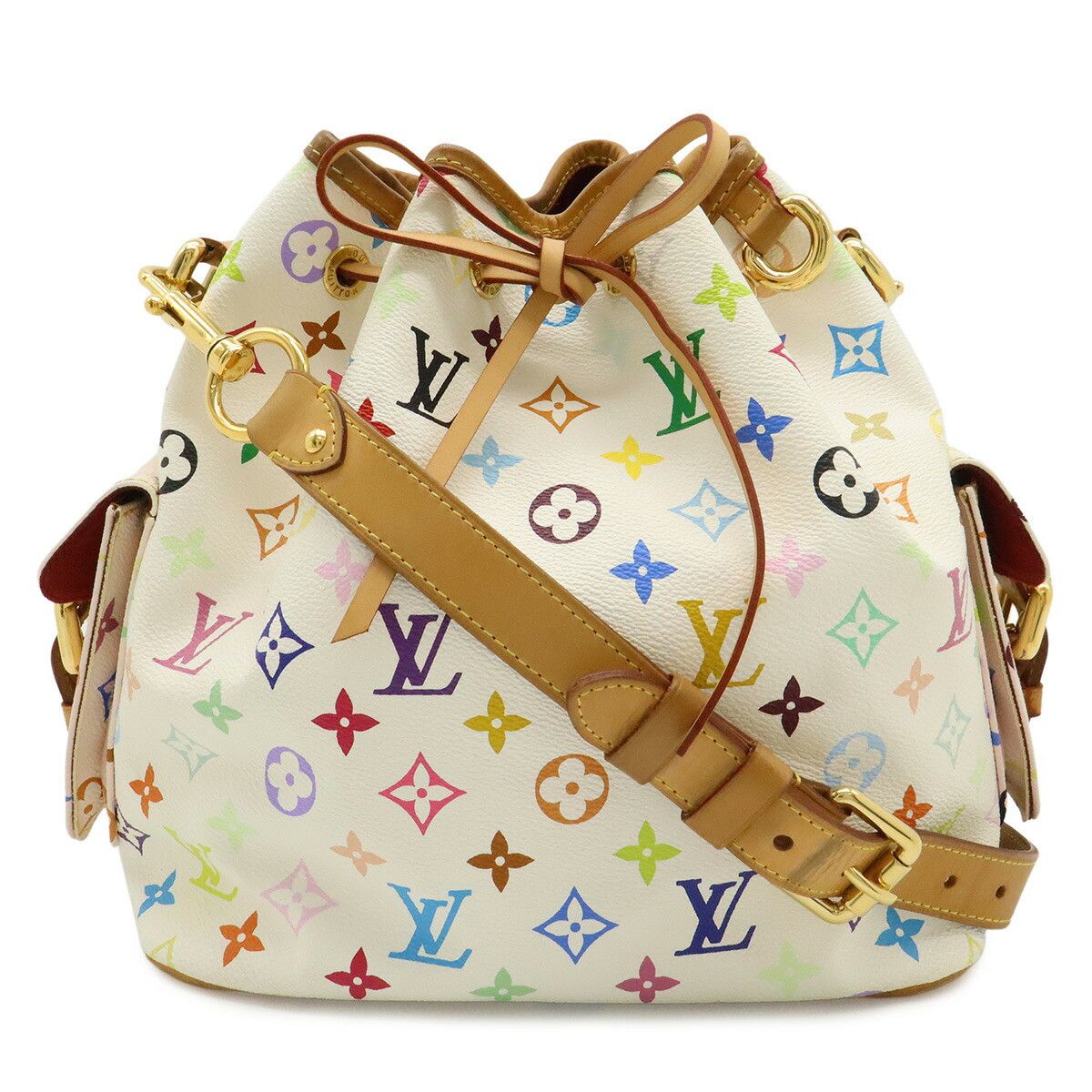 Louis Vuitton Louis Vuitton Louis Vuitton Monogram Multicolore Petit Noe Shoulder Bag Textile Shoulder Bag M42229 DUTY FREE for USA Size ONE SIZE - 1 Thumbnail