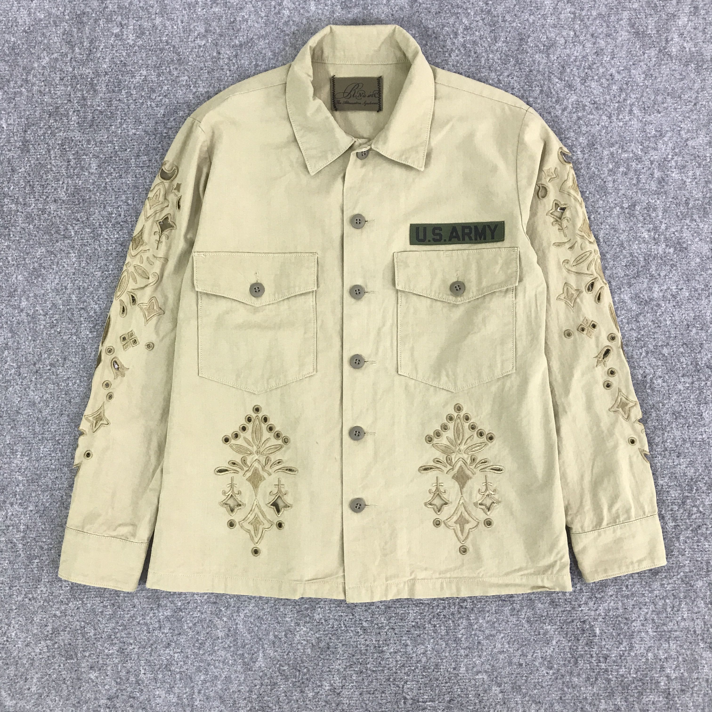 Japanese Brand U.S ARMY X RNA BUTTON DESIGN JACKET K114B20 Size US M / EU 48-50 / 2 - 1 Thumbnail