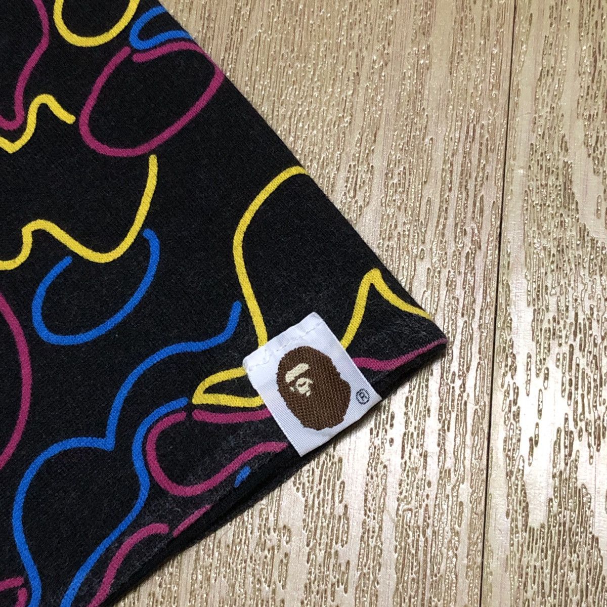Bape BAPE Reversible Neon camo A Bathing Ape General Tee Size US M / EU 48-50 / 2 - 5 Thumbnail