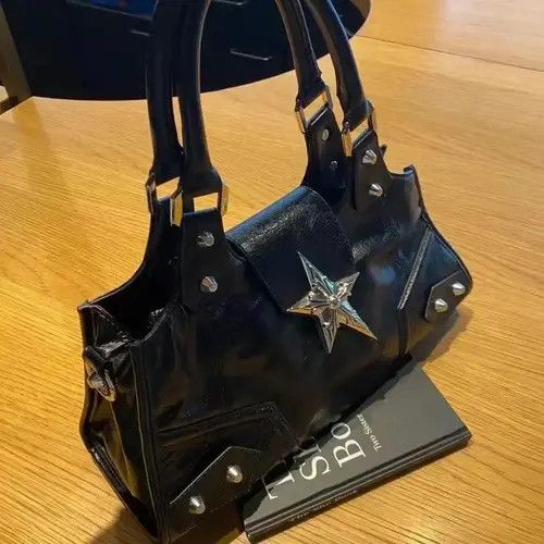 Japanese Brand Fukuoka x Akira Gothic Star Black Hand Bag Size ONE SIZE - 7 Thumbnail