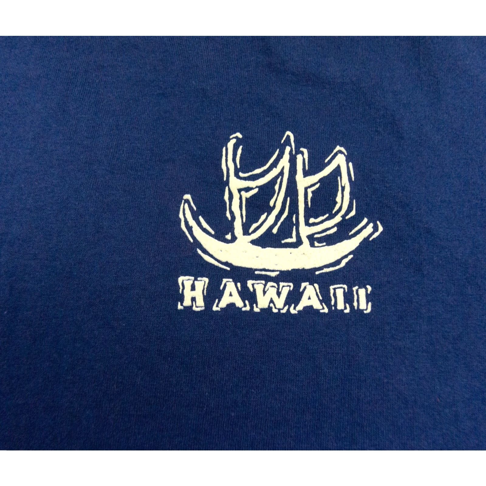 Hanes VINTAGE Hanes Hawaii Shirt Mens Large Blue 90s T-Shirt Crew Neck Short Sleeve Turtle Dolphin Logo 90s Mens Large Blue Hawaii Vintage Size US L / EU 52-54 / 3 - 4 Thumbnail