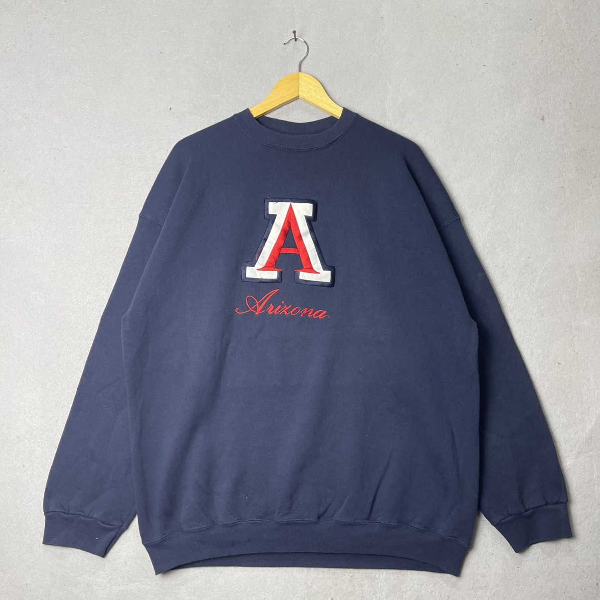Vintage Vintage Arizona “A” Logo Crewneck (Made in USA) Size US XXL / EU 58 / 5 - 1 Thumbnail