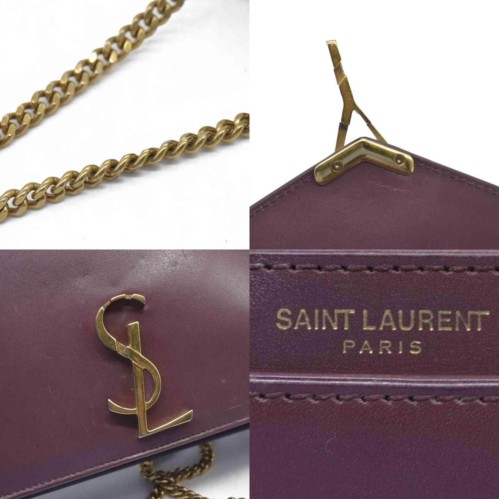 Saint Laurent Paris Saint Laurent Smooth Calfskin Monogram Cassandra Clasp Bag Size ONE SIZE - 4 Thumbnail
