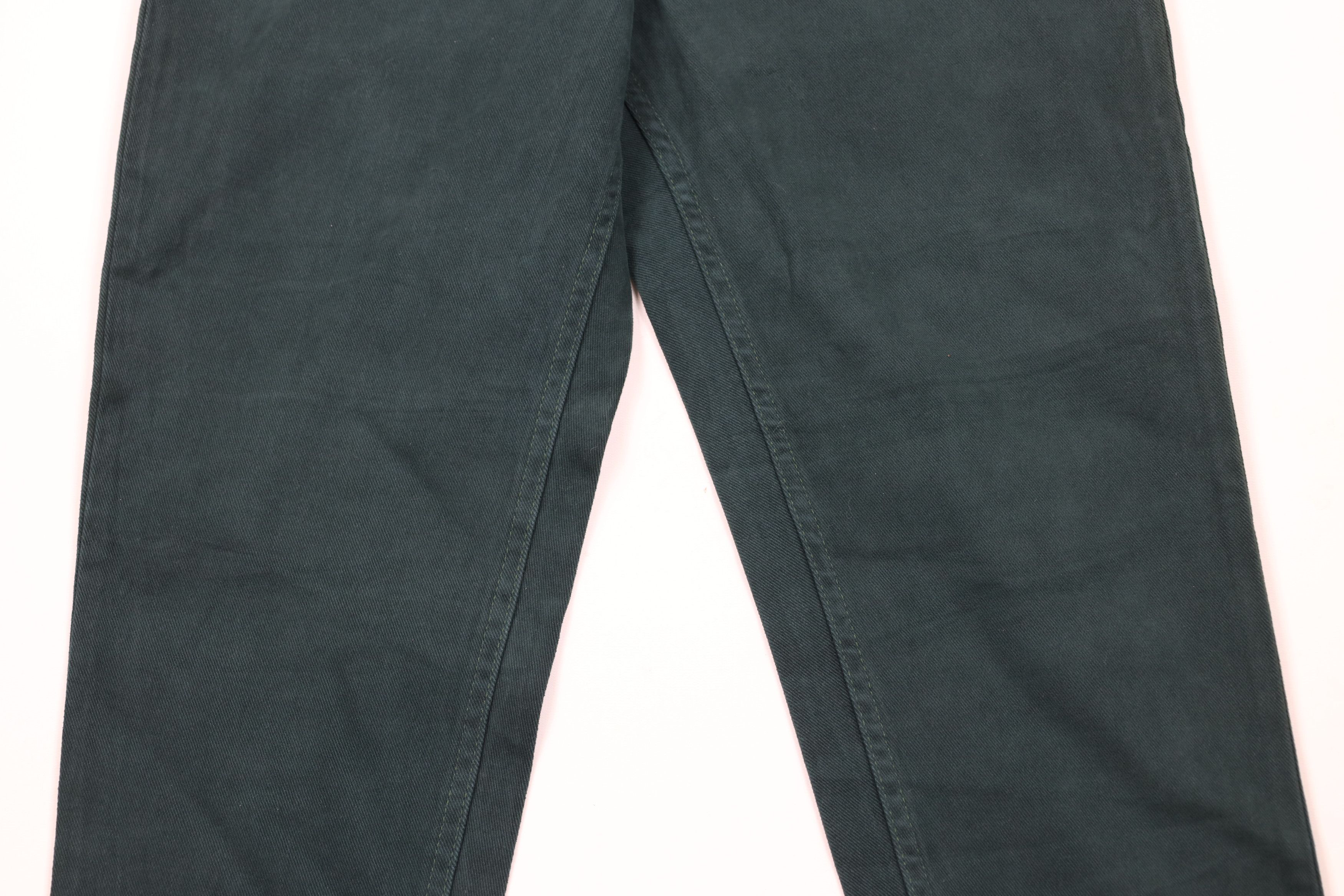 Lee × Vintage Deadstock Vintage 90s Lee Tapered Leg Denim Jeans Green USA Size 34" / US 12 / IT 48 - 3 Thumbnail