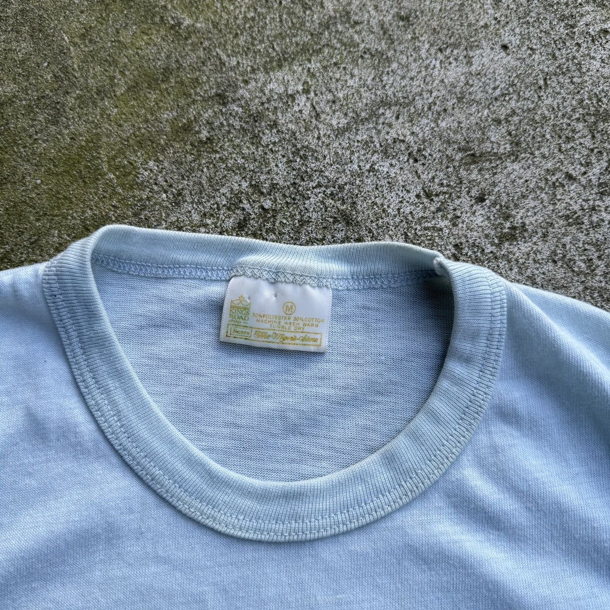 Vintage 70s Sears Waterfall Print Art Tee RRL Bode ERD ERL Size US M / EU 48-50 / 2 - 3 Thumbnail